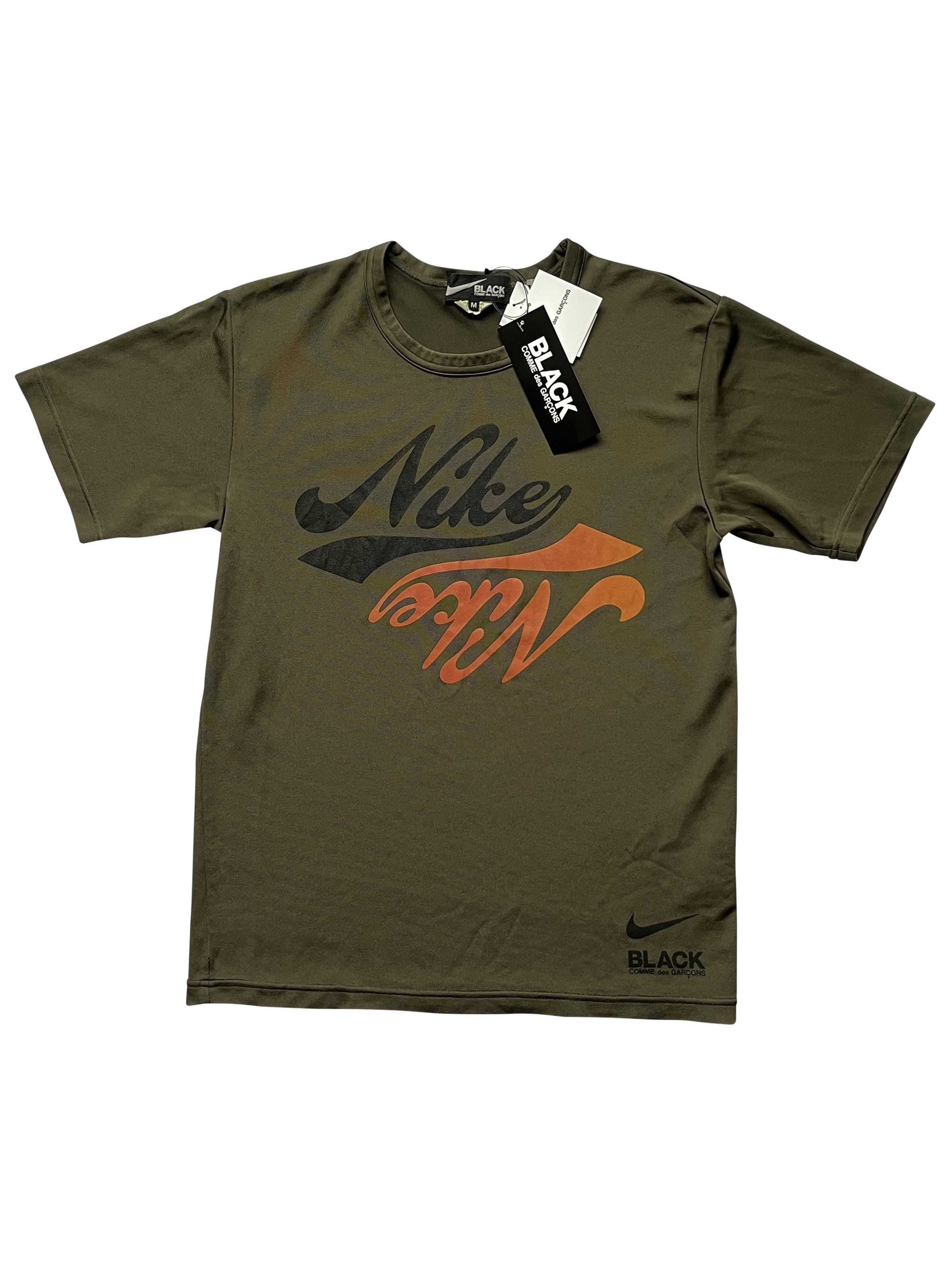 Comme des Garcons × Comme des Garcons Black × Nike ⚡️QUICK SALE⚡️2020 Comme des Garçons Nike Khaki Tshirt Size US S / EU 44-46 / 1 - 1 Thumbnail