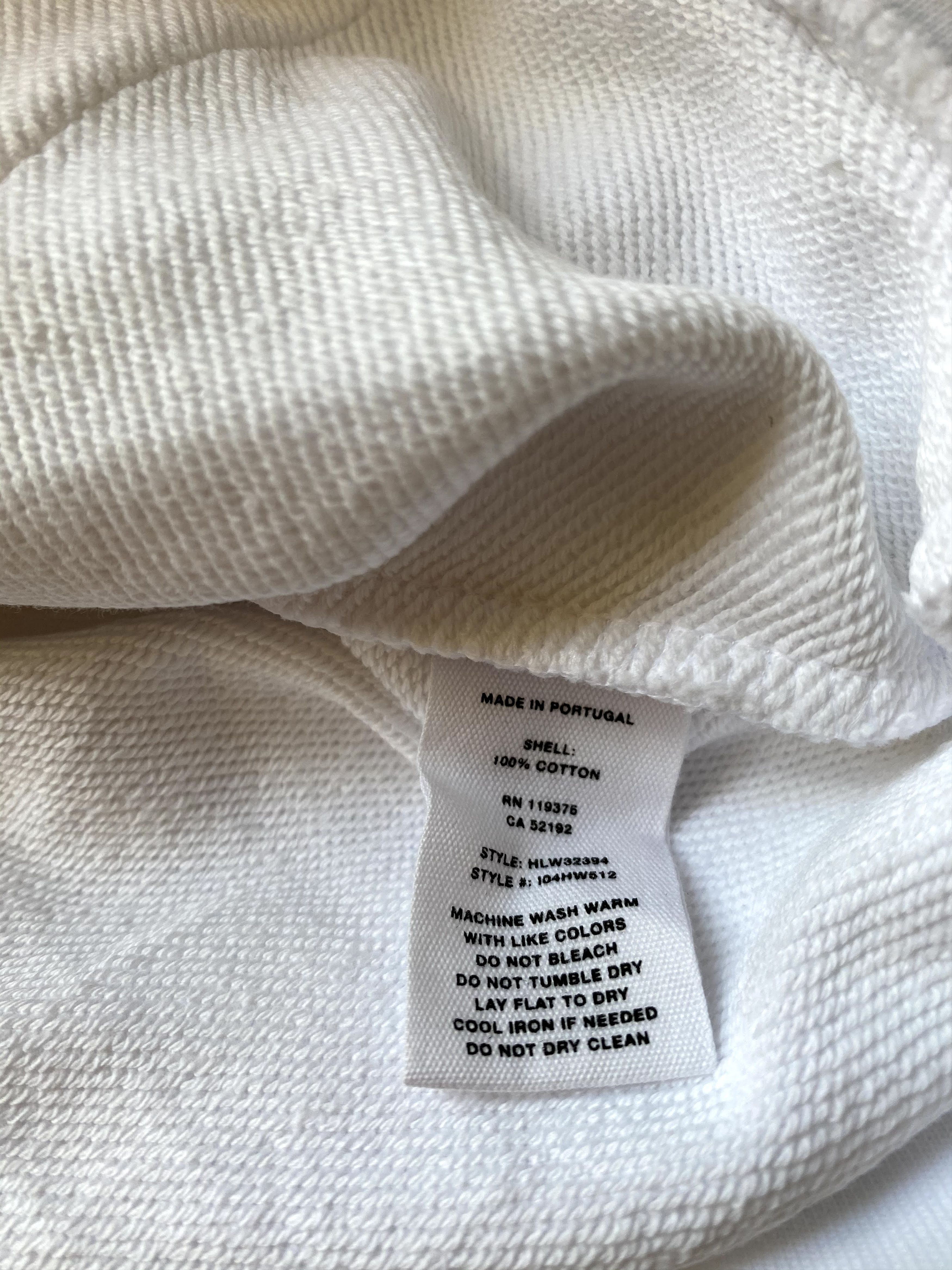 Helmut Lang ⚡️QUICK SALE⚡️ Helmut Lang Green Logo White Hoodie Size US XS / EU 42 / 0 - 5 Thumbnail