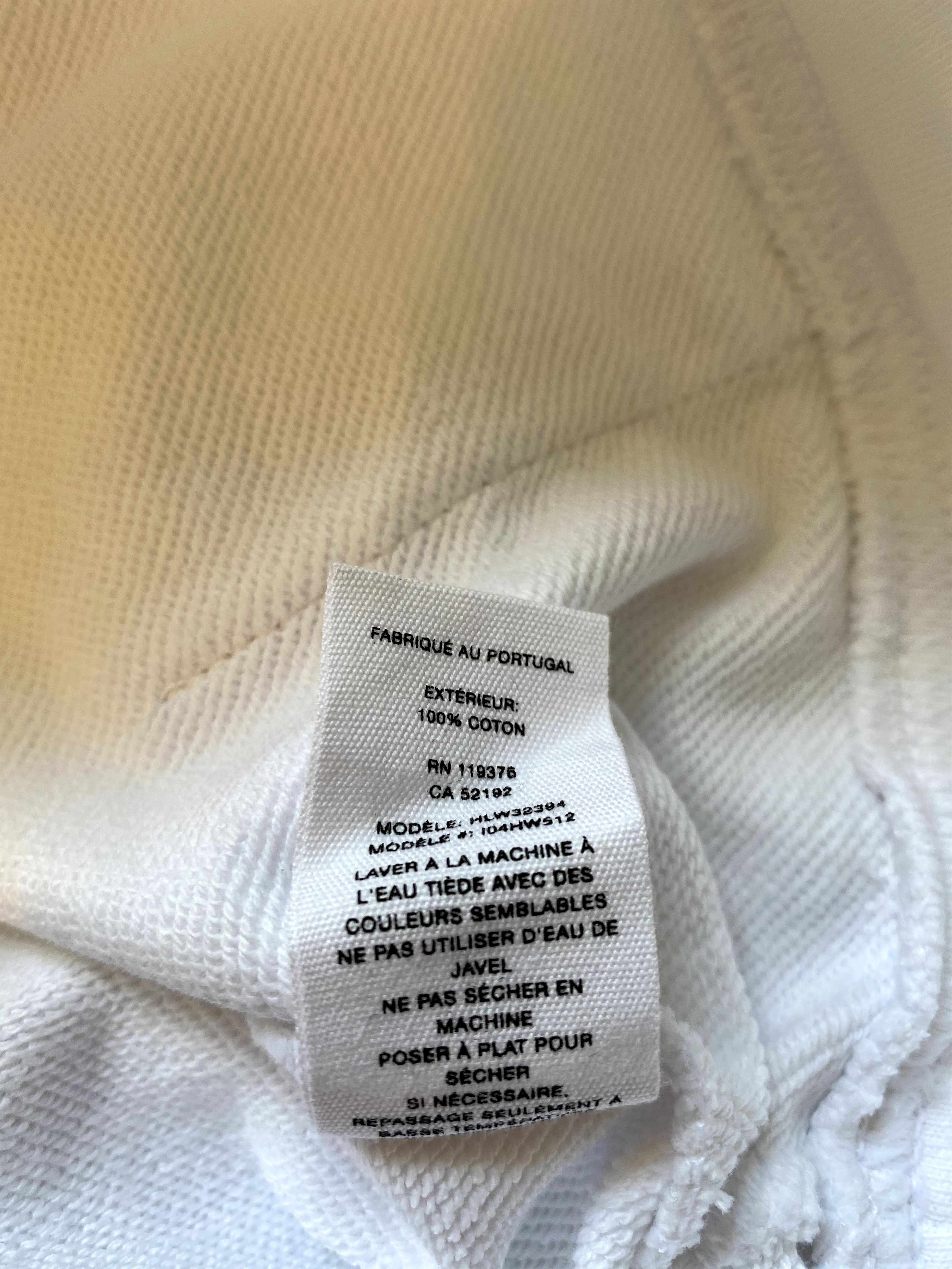 Helmut Lang ⚡️QUICK SALE⚡️ Helmut Lang Green Logo White Hoodie Size US XS / EU 42 / 0 - 6 Thumbnail