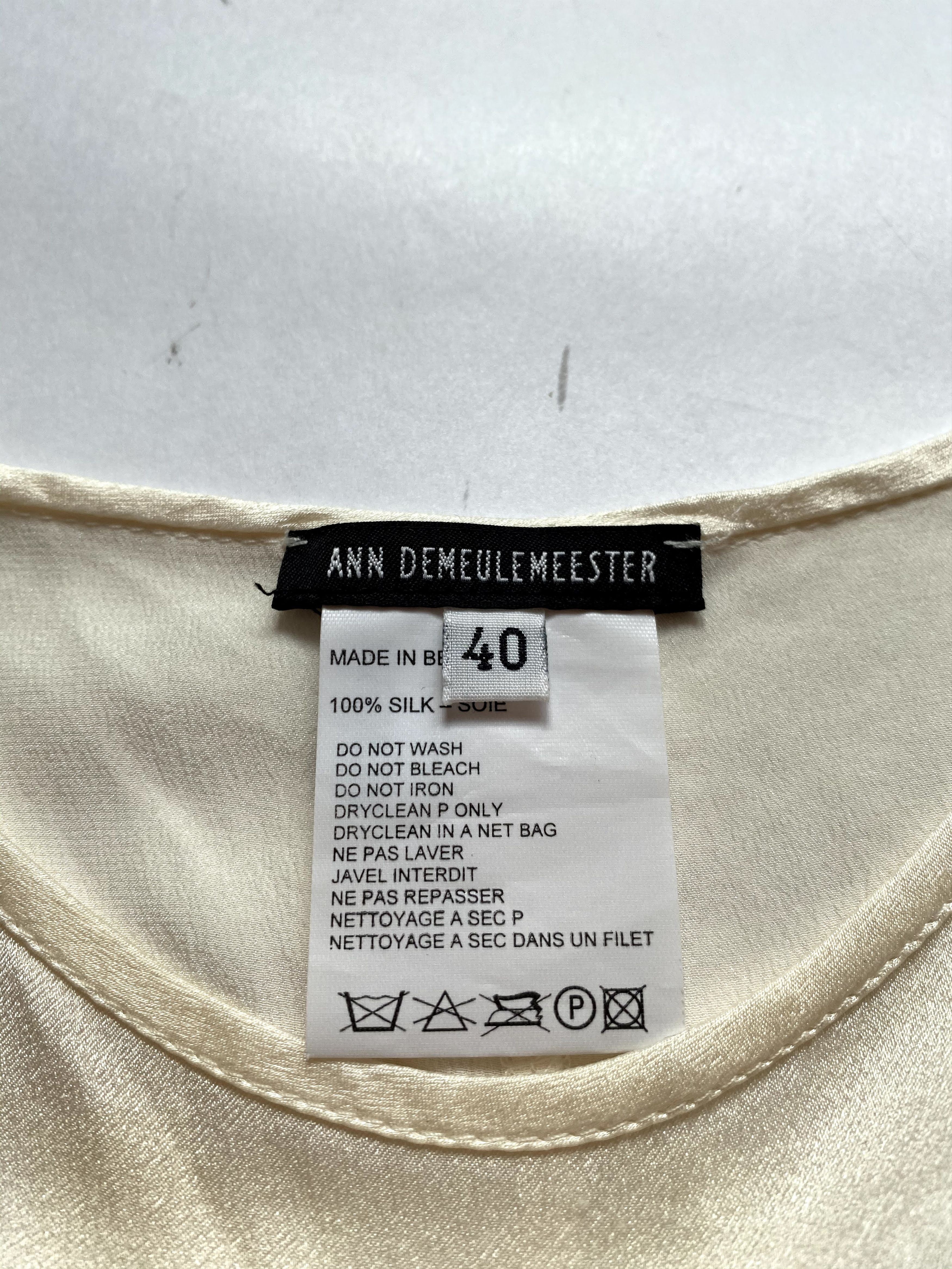 Ann Demeulemeester ⚡️QUICK SALE⚡️ Ann Demeulemeester Silk Sleeveless Dress Size M / US 6-8 / IT 42-44 - 3 Thumbnail