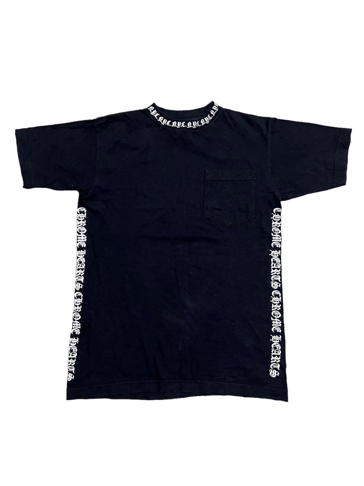 CHROME HEARTS AUTH. Y2K CHROME HEARTS NYC ED. "FUCK YOU" POCKET SHIRT