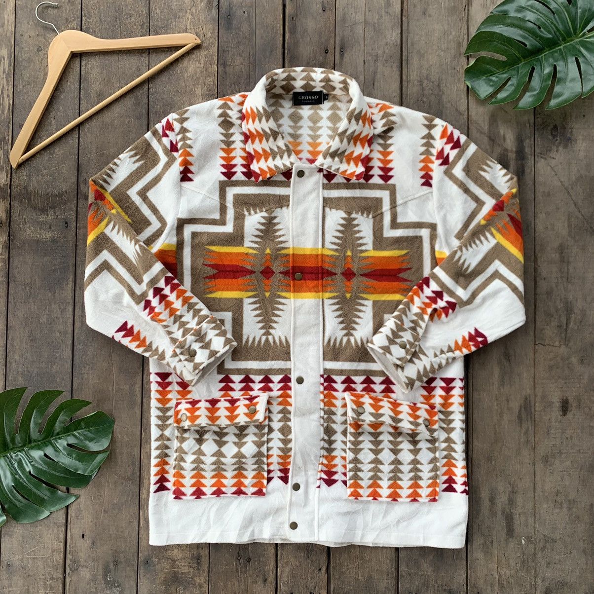 Other Printed fleece novajo long jacket Size US L / EU 52-54 / 3 - 1 Thumbnail