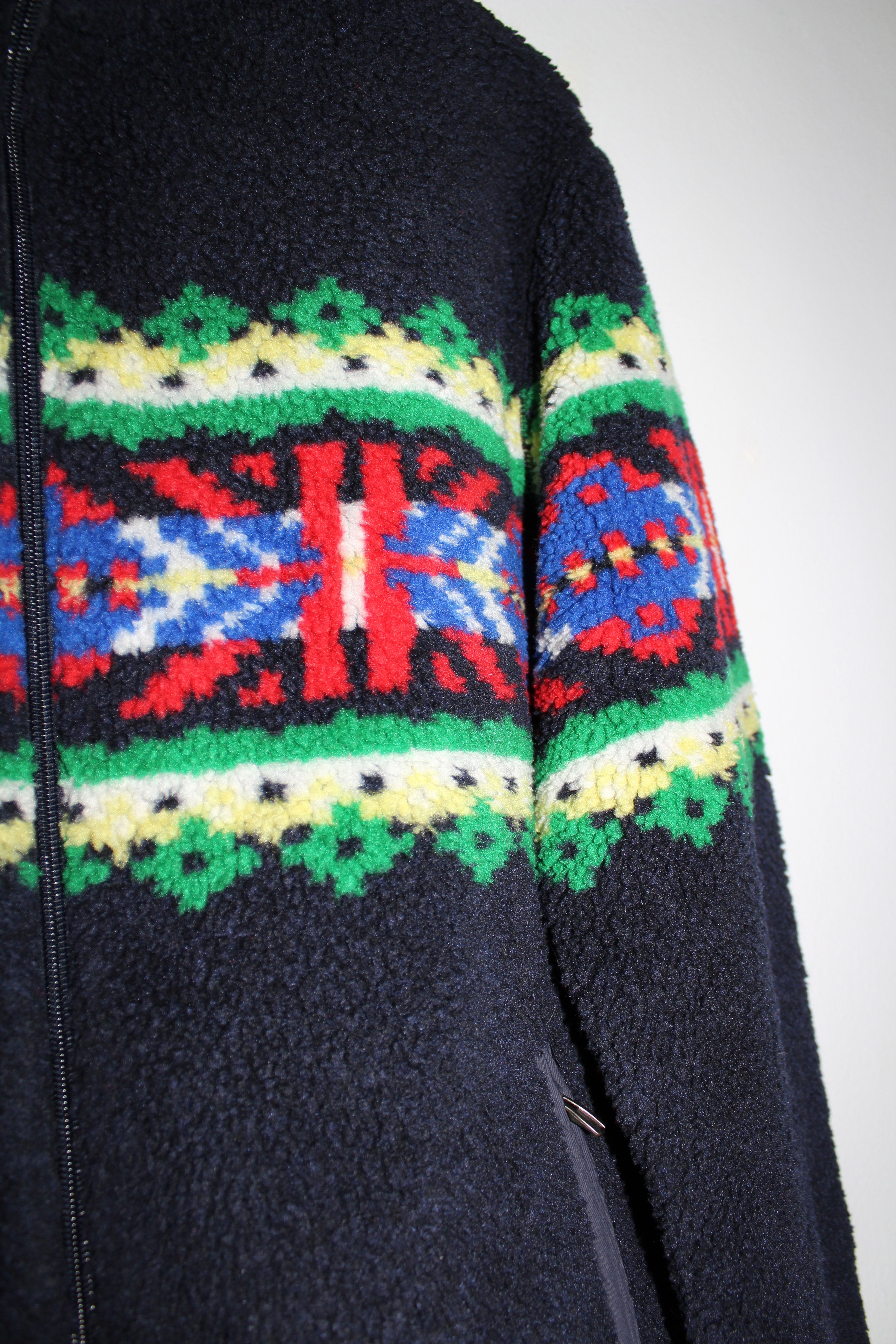 Polo Ralph Lauren Southwestern Navajo Full ZIp Fleece Jacket Size US M / EU 48-50 / 2 - 3 Thumbnail