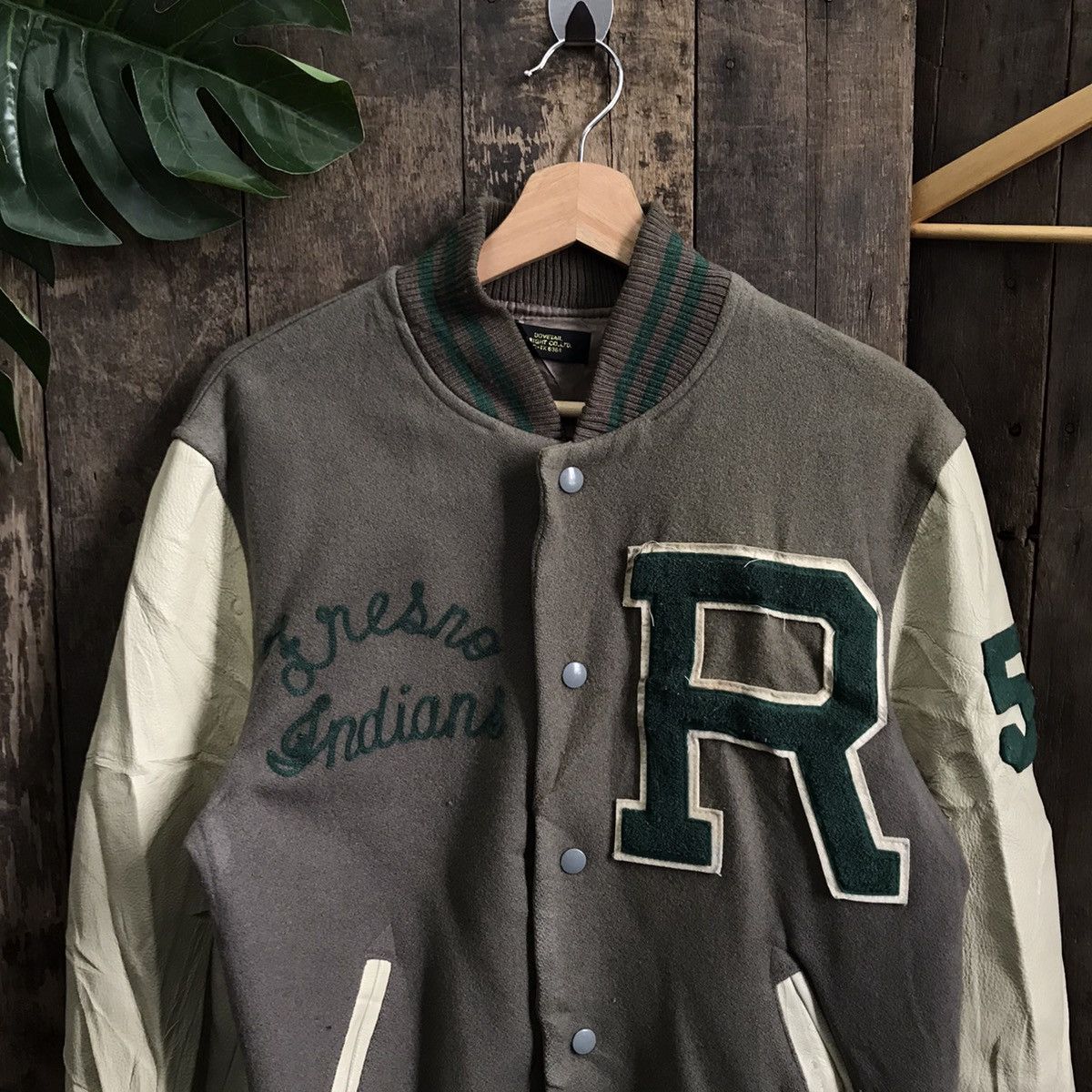 Vintage Vintage Red Indians Fresno Varsity Jacket Size US M / EU 48-50 / 2 - 4 Thumbnail