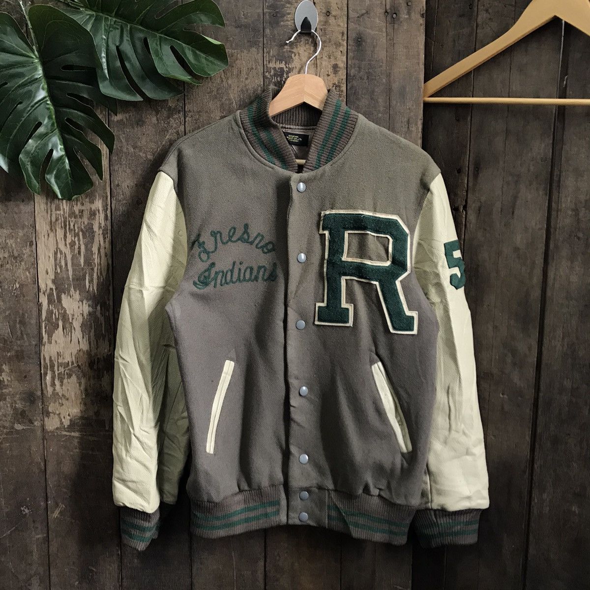 Vintage Vintage Red Indians Fresno Varsity Jacket Size US M / EU 48-50 / 2 - 3 Thumbnail