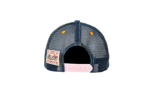 Evisu × Palace Palace Evisu Denim and Mesh Trucker Stone Wash Size ONE SIZE - 4 Thumbnail
