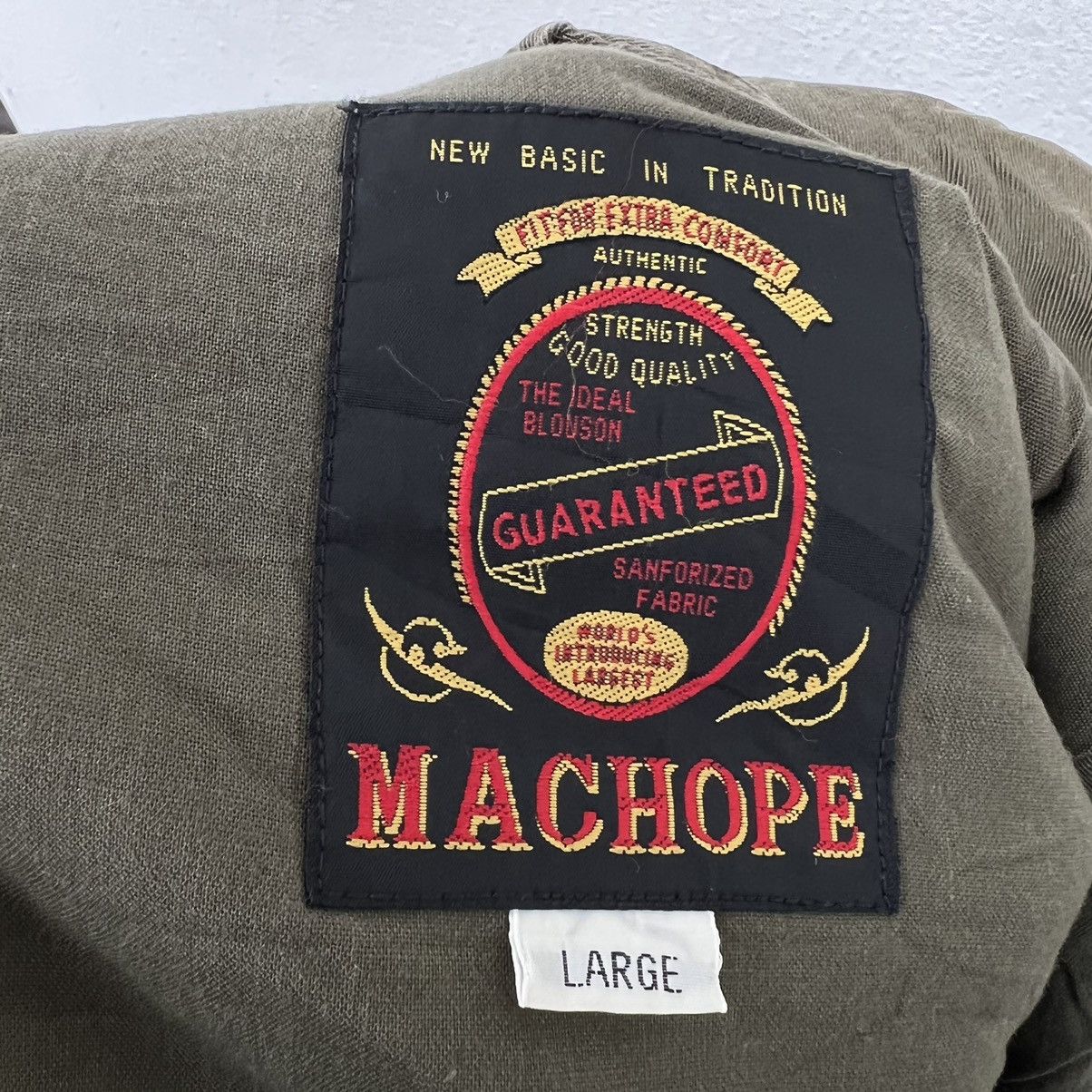 Japanese Brand VINTAGE MACHOPE BOMBER JACKET MILITARY COLLECTION DESIGN Size US L / EU 52-54 / 3 - 14 Thumbnail