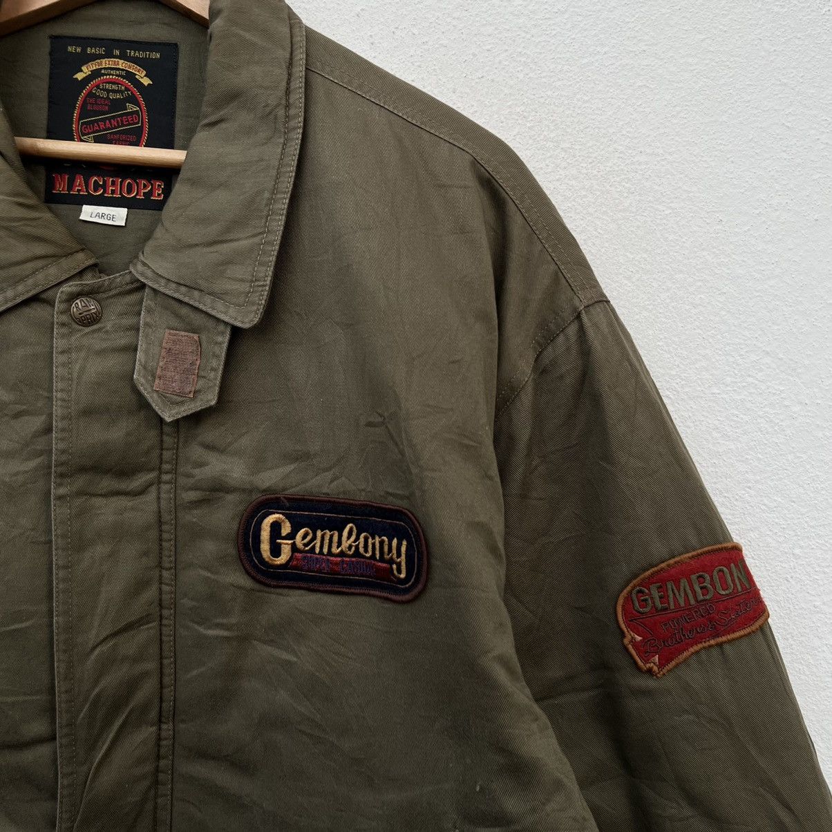 Japanese Brand VINTAGE MACHOPE BOMBER JACKET MILITARY COLLECTION DESIGN Size US L / EU 52-54 / 3 - 5 Thumbnail