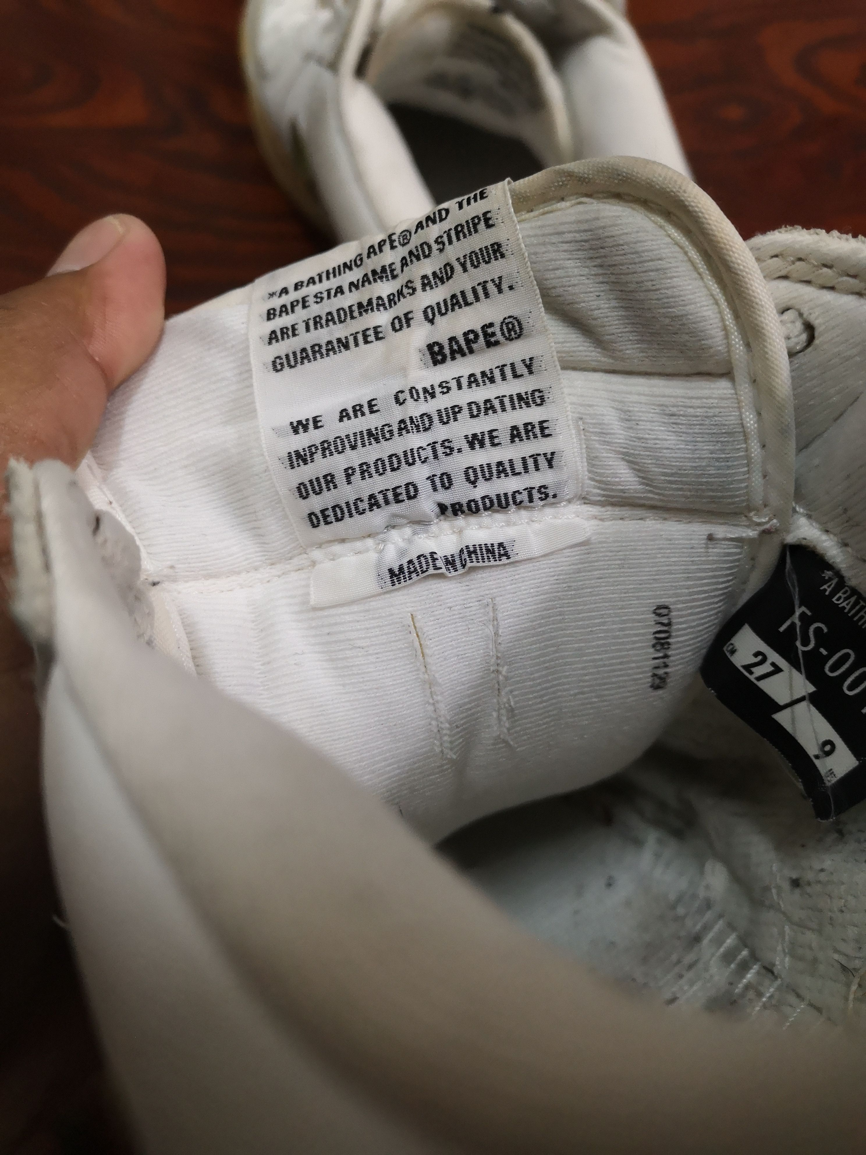 Bape Bapesta Sneakers Size US 9 / EU 42 - 21 Thumbnail