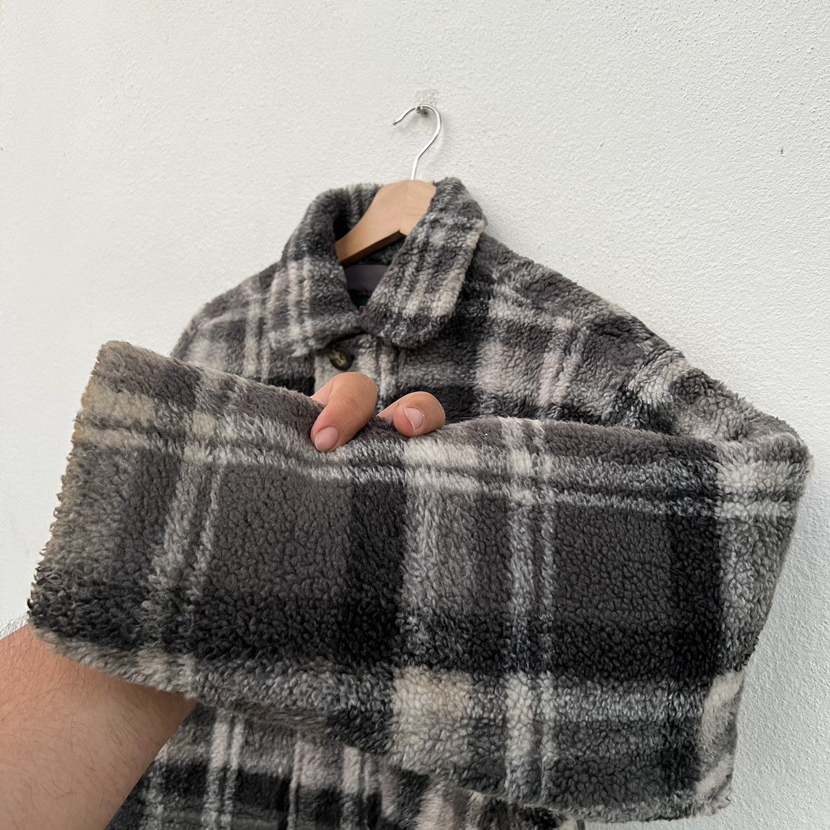 Japanese Brand VINTAGE JANSPORT FLEECE JACKET TARTAN DESIGN Size US M / EU 48-50 / 2 - 8 Thumbnail