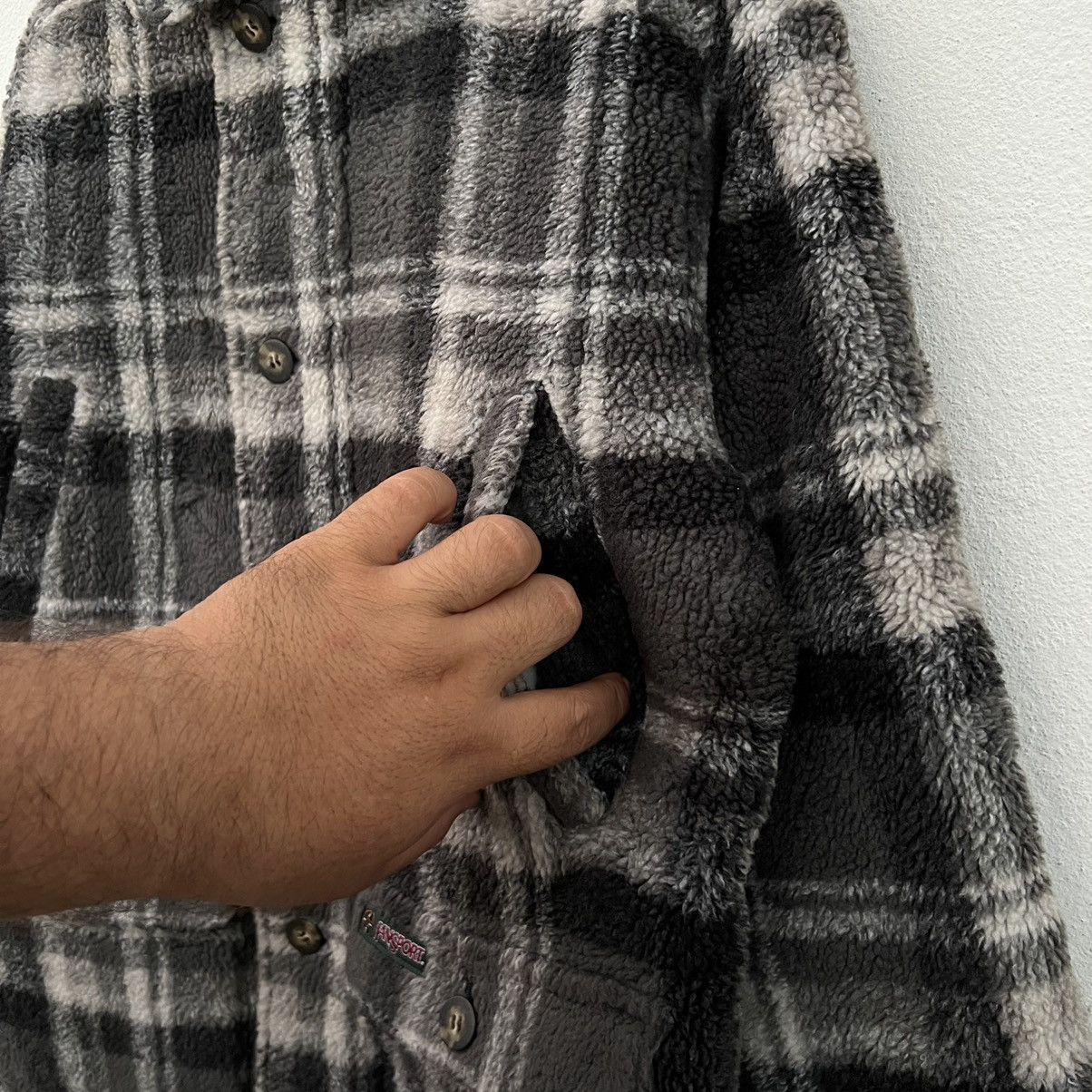 Japanese Brand VINTAGE JANSPORT FLEECE JACKET TARTAN DESIGN Size US M / EU 48-50 / 2 - 6 Thumbnail