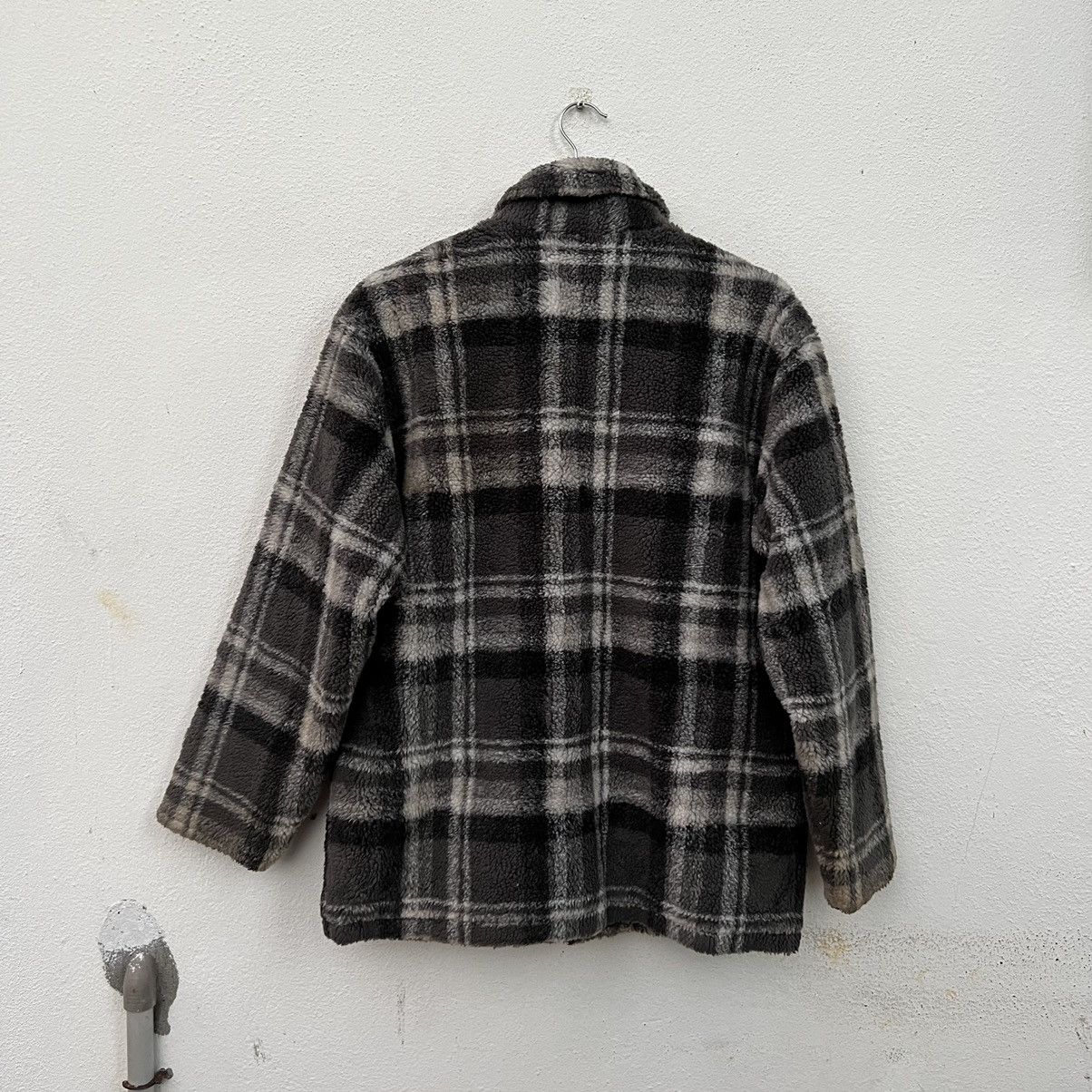 Japanese Brand VINTAGE JANSPORT FLEECE JACKET TARTAN DESIGN Size US M / EU 48-50 / 2 - 9 Thumbnail