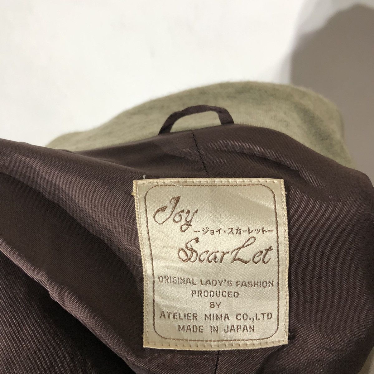 Japanese Brand JOY SCARLET FABRIC OF MADE IN JAPAN CASUAL JACKET Size US S / EU 44-46 / 1 - 9 Thumbnail