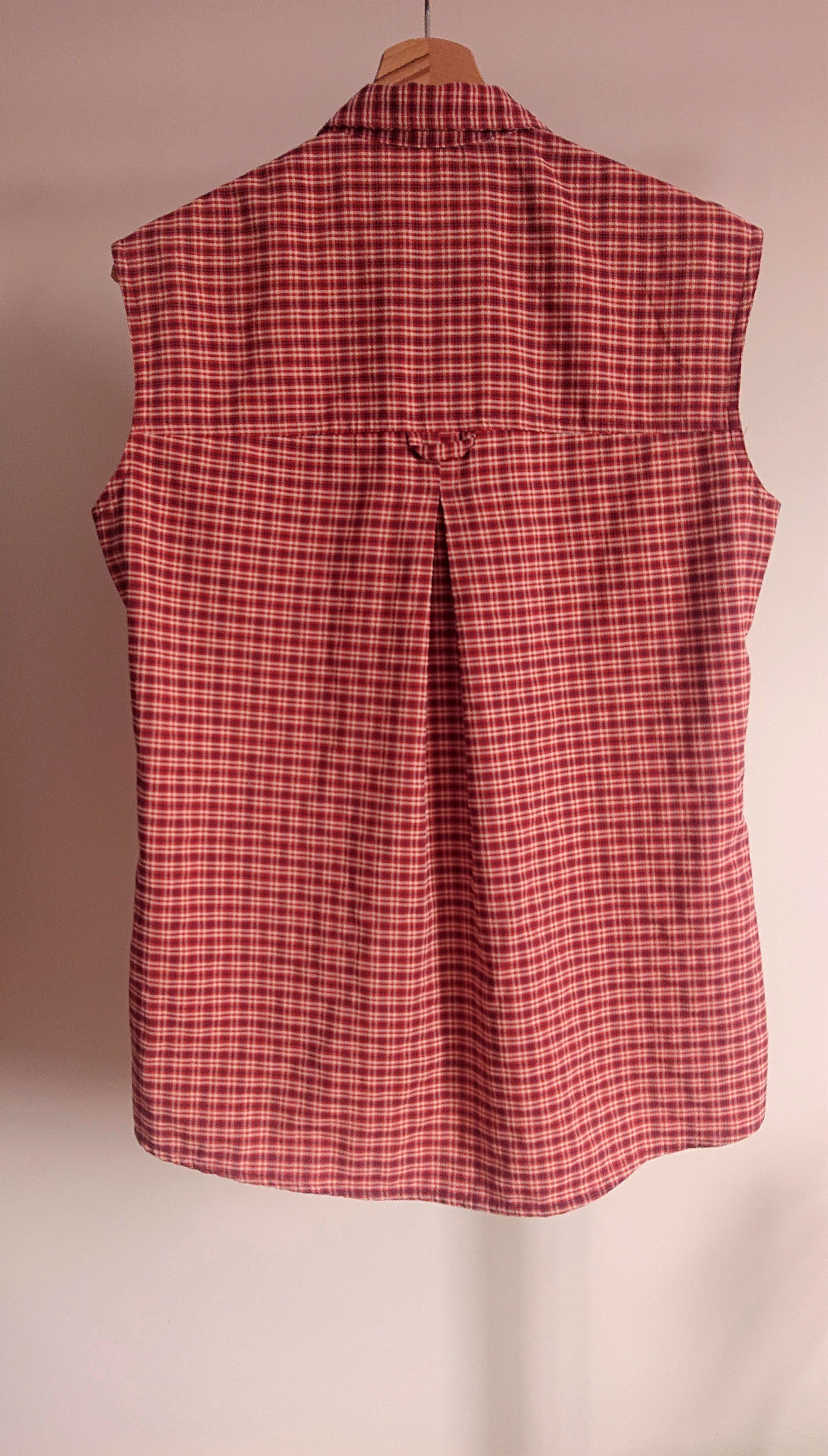 Jack Wolfskin outdoor button down shirt top gingham