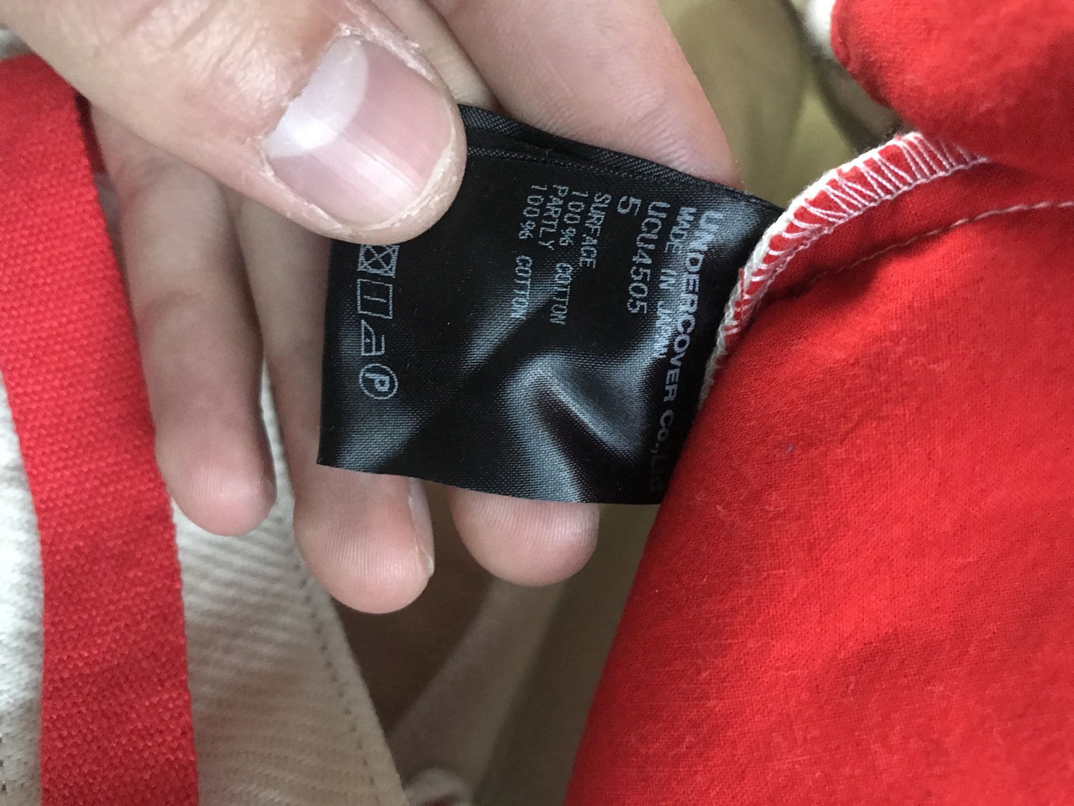 Undercover Casual Ecru Pants With Red Rope Belt Size US 36 / EU 52 - 11 Thumbnail