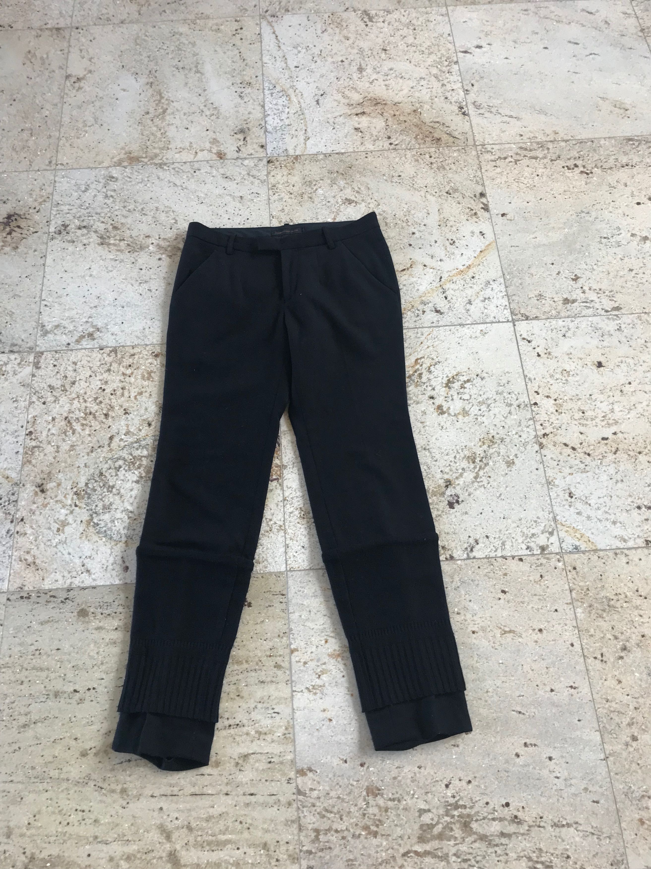 Undercover Knit Layered Bottom Cuff Pants Size US 30 / EU 46 - 2 Thumbnail