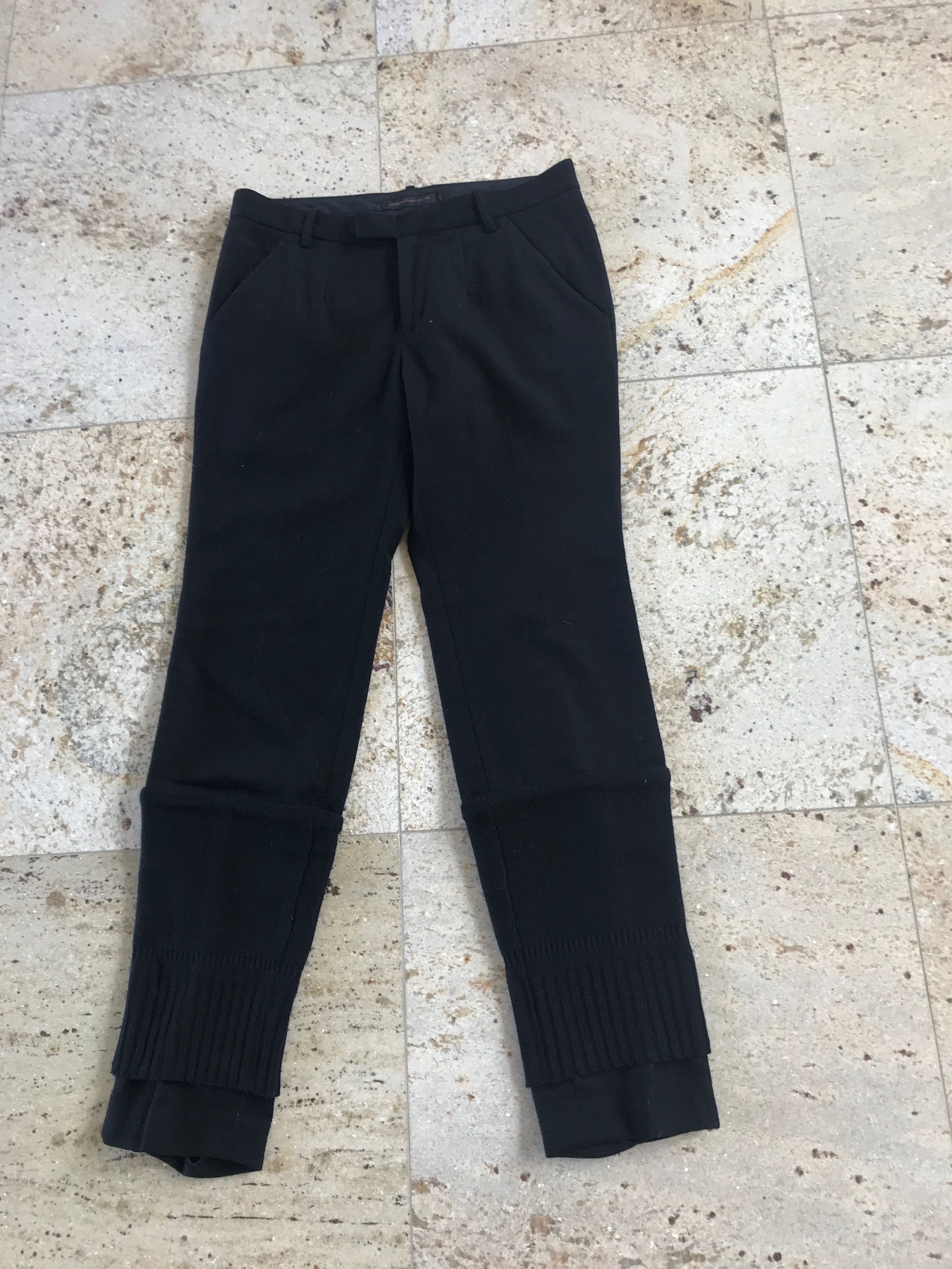 Undercover Knit Layered Bottom Cuff Pants Size US 30 / EU 46 - 4 Thumbnail