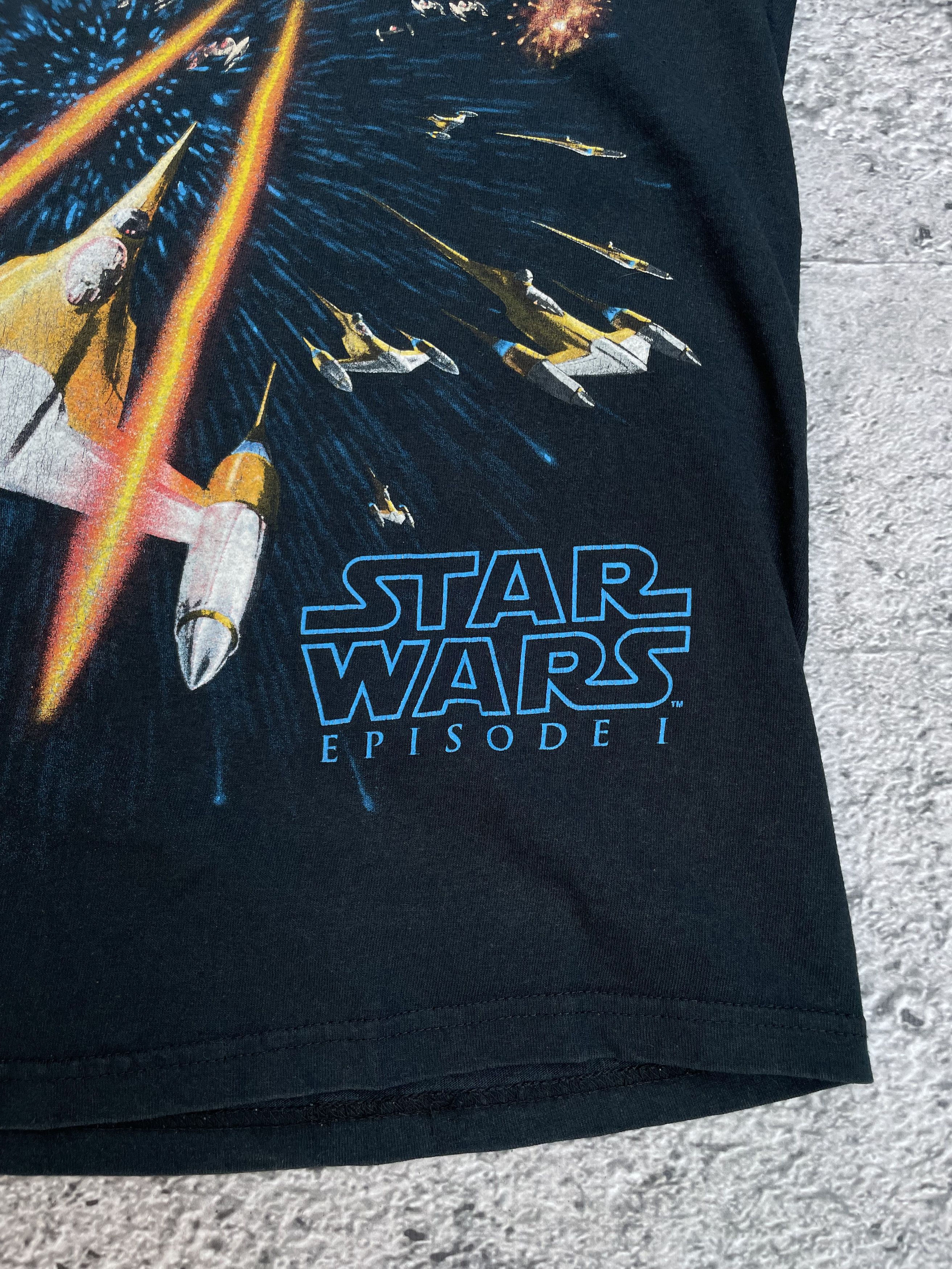 Star Wars Vintage 90s Star Wars Episode 1 Movie promo tee Size US L / EU 52-54 / 3 - 4 Thumbnail