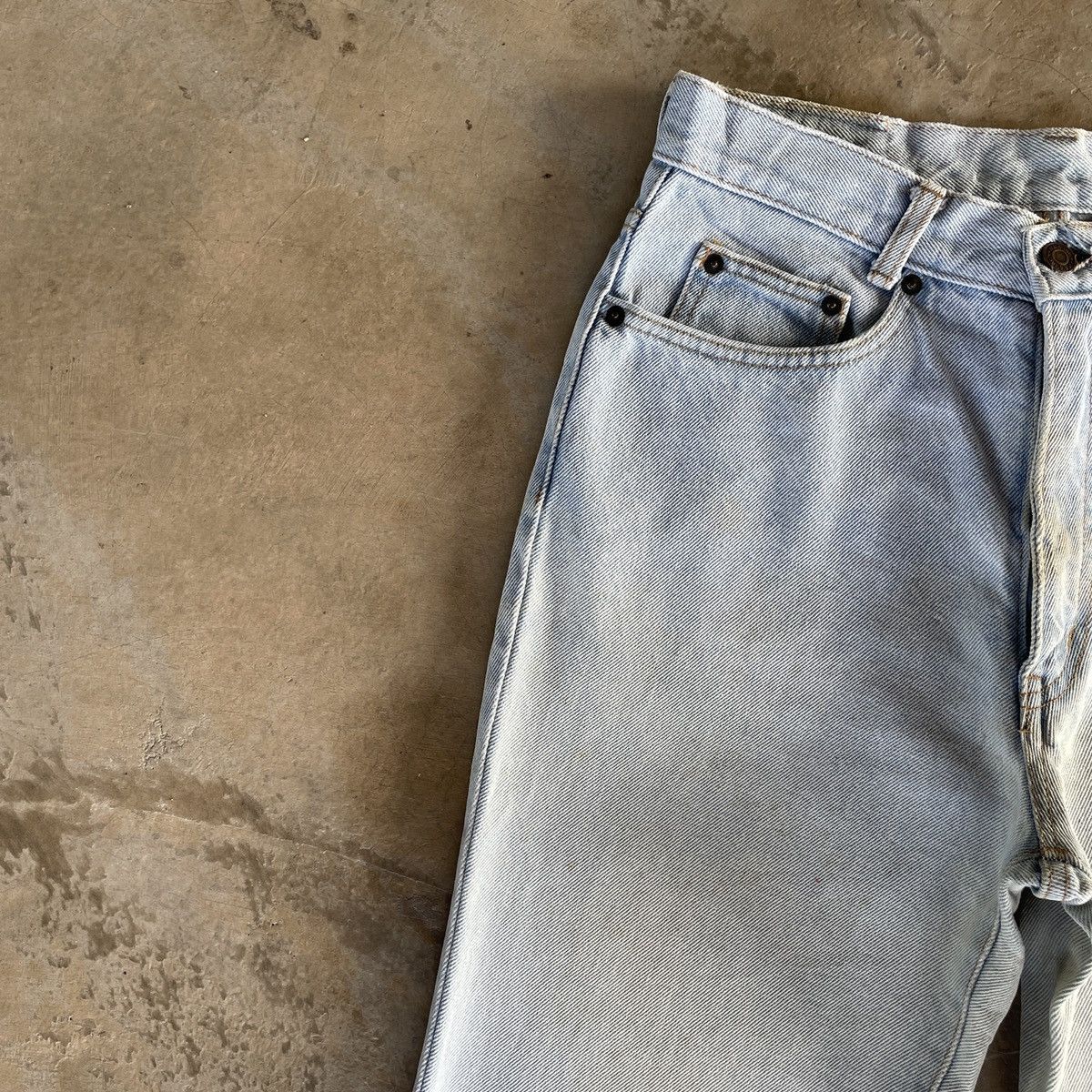Japanese Brand W28x29🔥 Vintage Japanese Light Wash Faded Denim Jeans Pants Size US 28 / EU 44 - 5 Thumbnail