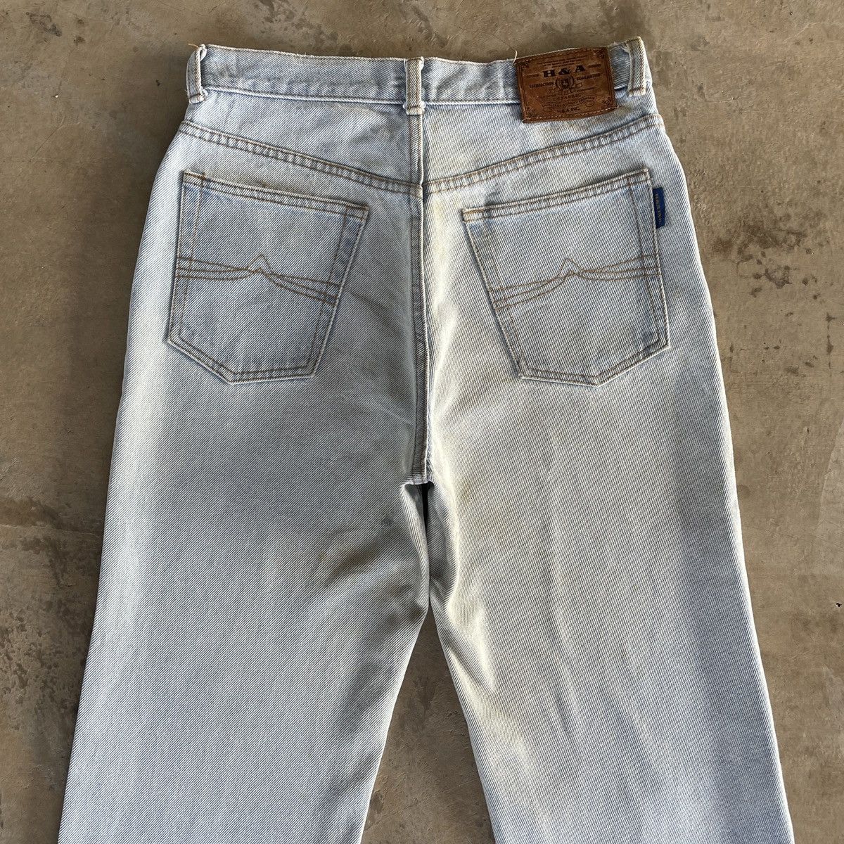 Japanese Brand W28x29🔥 Vintage Japanese Light Wash Faded Denim Jeans Pants Size US 28 / EU 44 - 10 Thumbnail