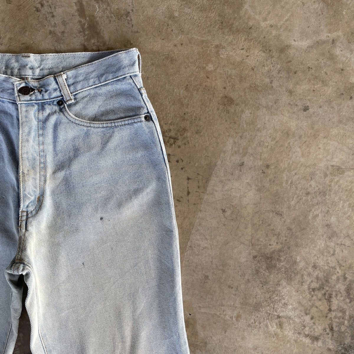 Japanese Brand W28x29🔥 Vintage Japanese Light Wash Faded Denim Jeans Pants Size US 28 / EU 44 - 6 Thumbnail