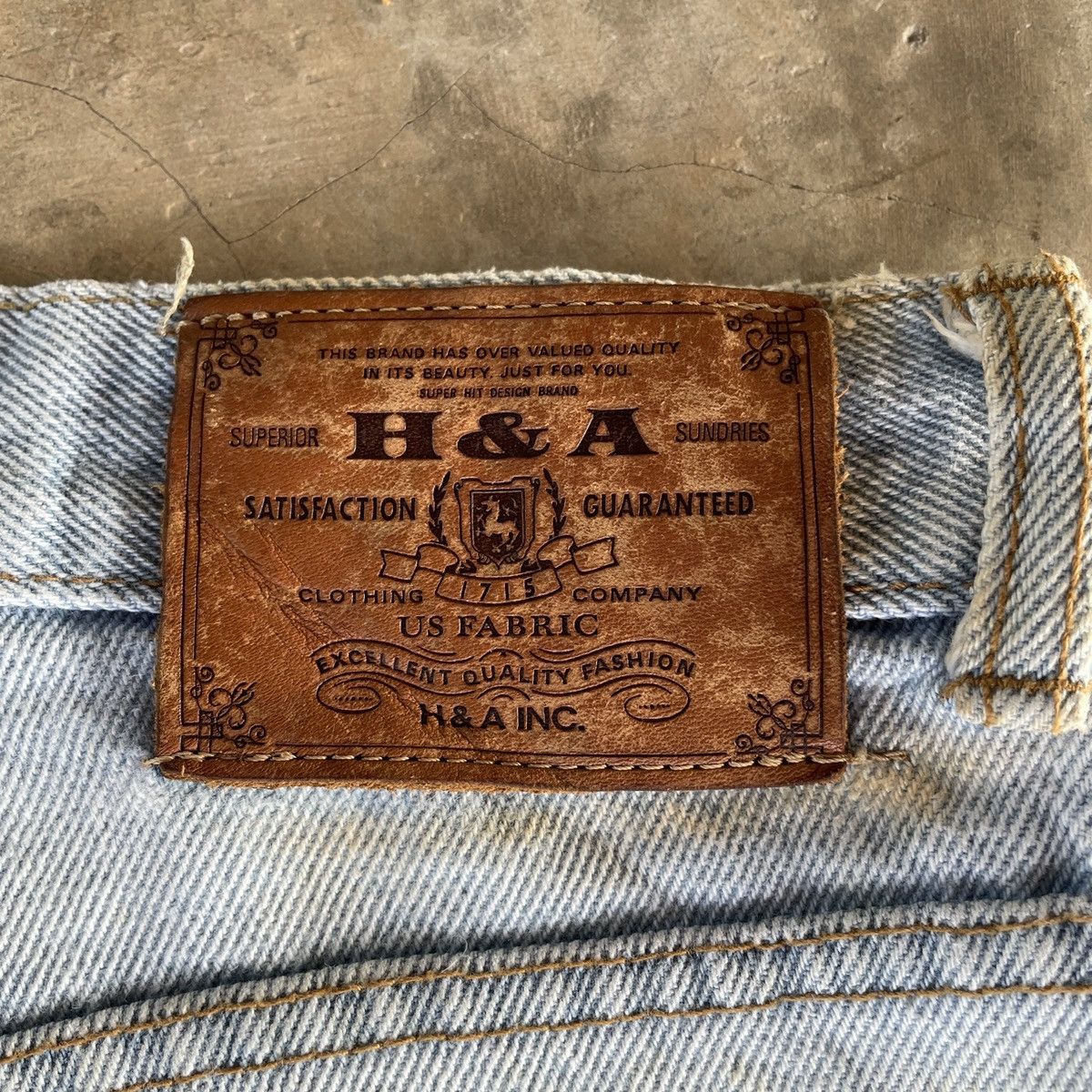 Japanese Brand W28x29🔥 Vintage Japanese Light Wash Faded Denim Jeans Pants Size US 28 / EU 44 - 9 Thumbnail