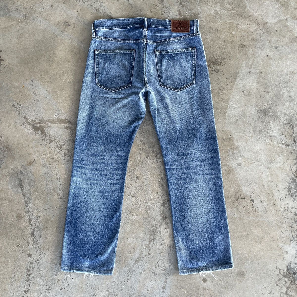 Japanese Brand W32x29💥 Vintage Back Number Faded Denim Jeans Pants Size US 32 / EU 48 - 14 Thumbnail