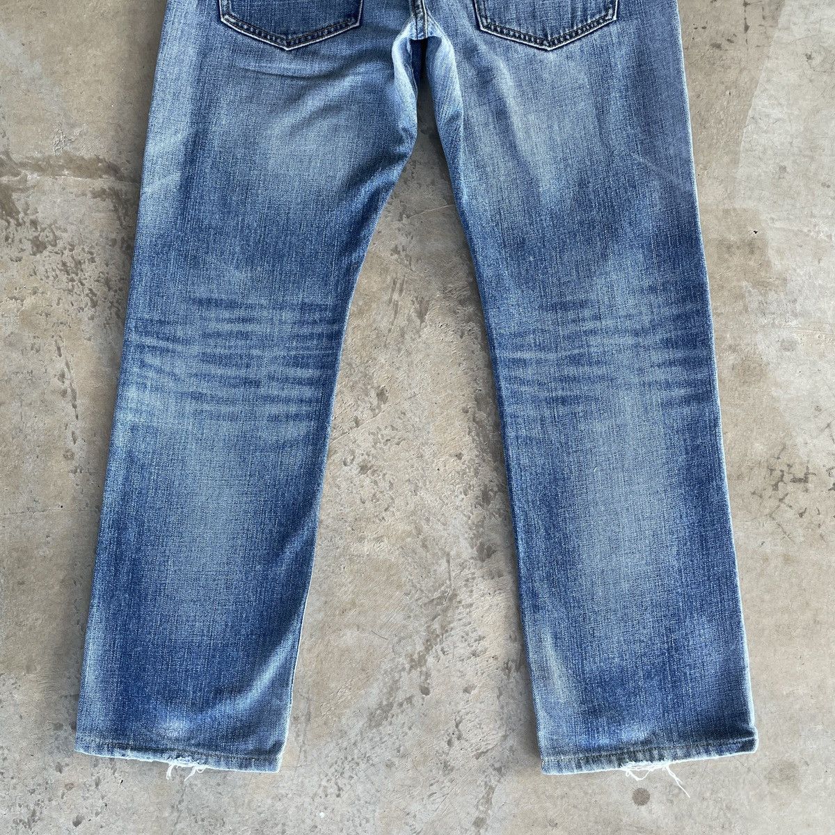 Japanese Brand W32x29💥 Vintage Back Number Faded Denim Jeans Pants Size US 32 / EU 48 - 12 Thumbnail