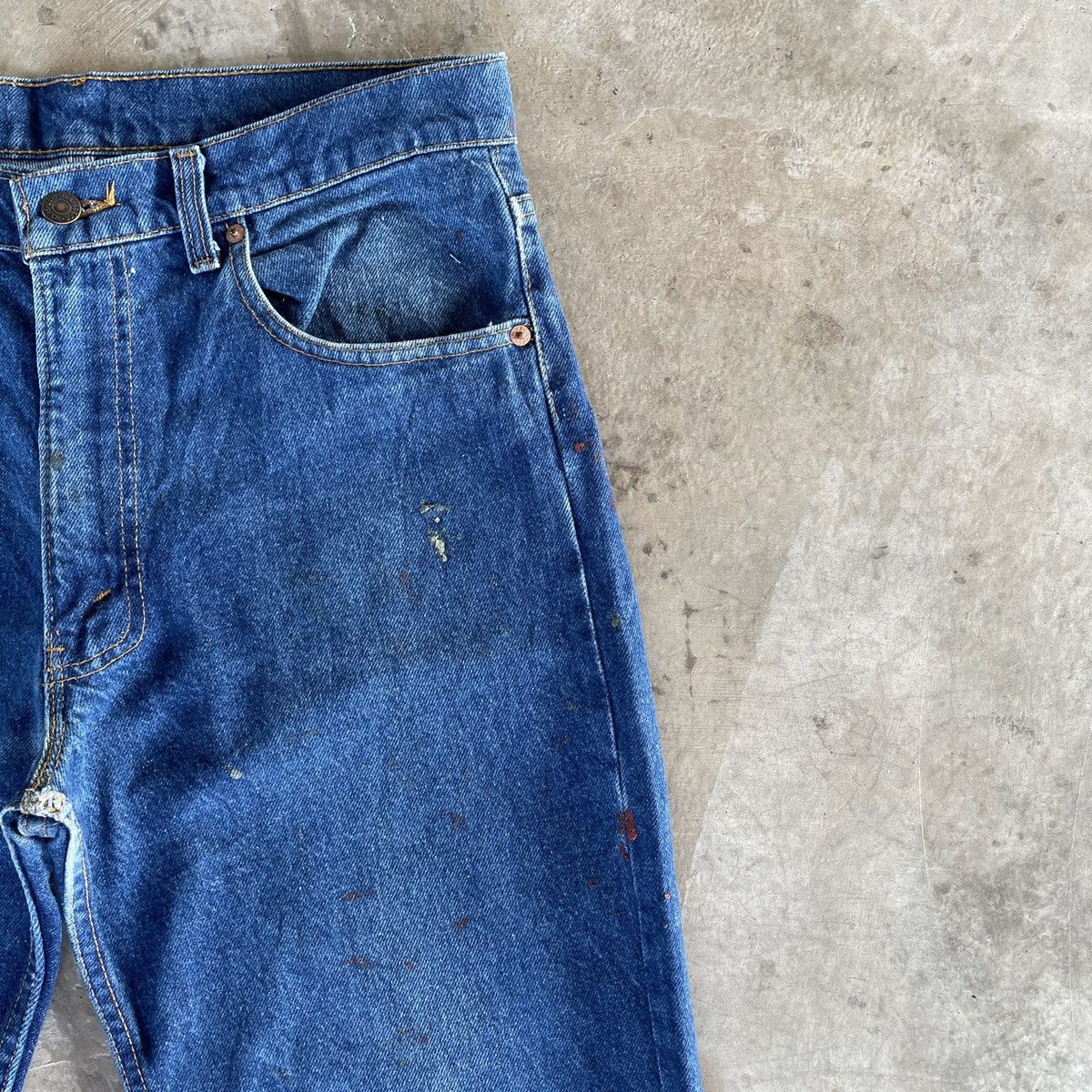 Levi's Vintage Levi’s 505 Paint Splashes Made In Usa Jeans Pants Size US 32 / EU 48 - 6 Thumbnail