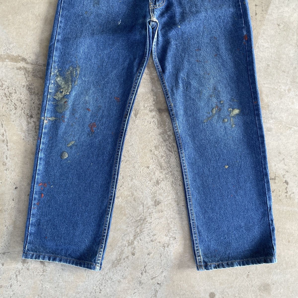 Levi's Vintage Levi’s 505 Paint Splashes Made In Usa Jeans Pants Size US 32 / EU 48 - 4 Thumbnail