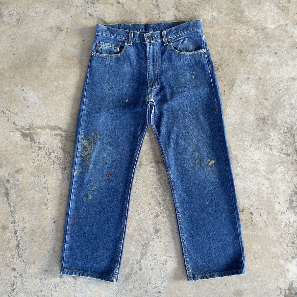 Levi's Vintage Levi’s 505 Paint Splashes Made In Usa Jeans Pants Size US 32 / EU 48 - 1 Thumbnail