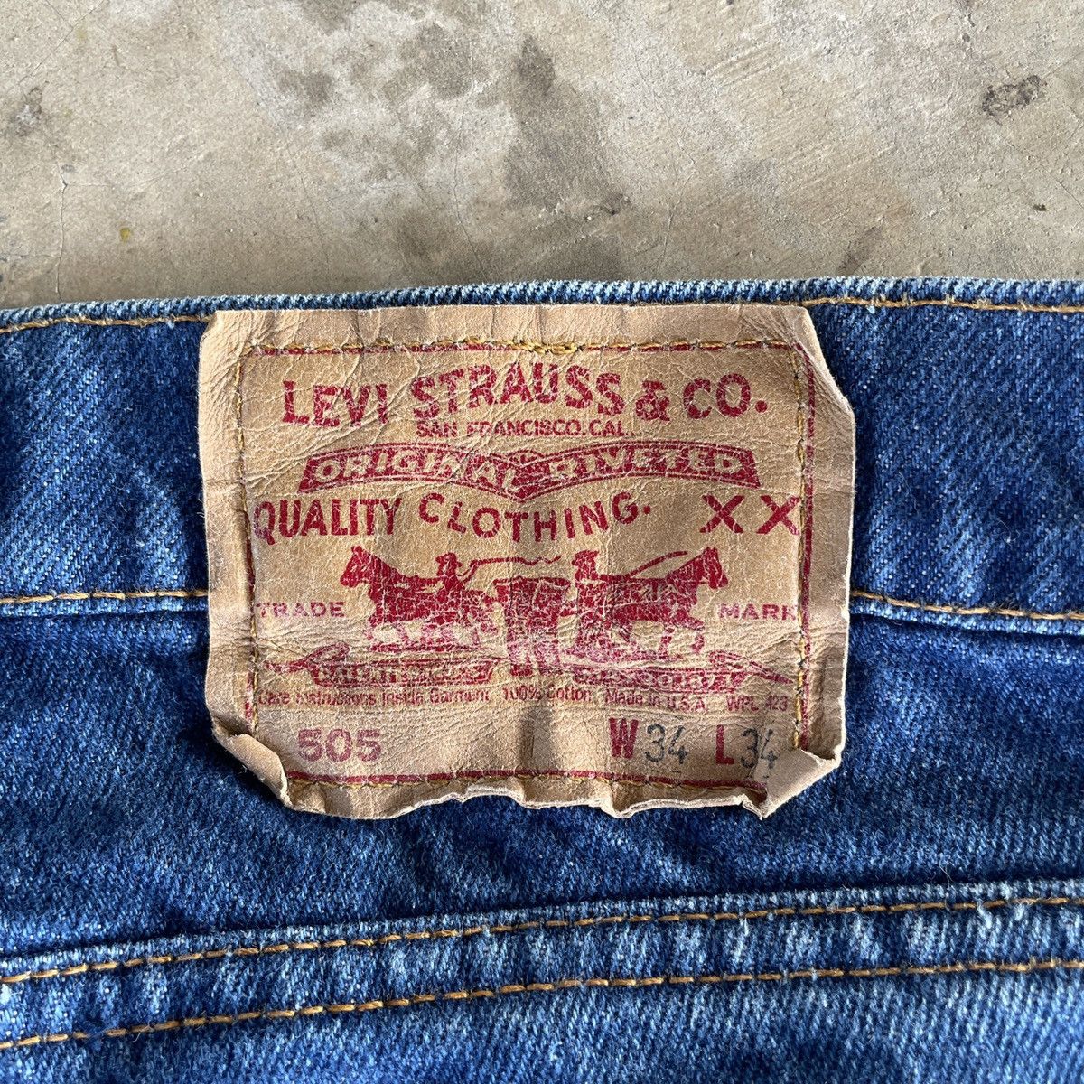 Levi's Vintage Levi’s 505 Paint Splashes Made In Usa Jeans Pants Size US 32 / EU 48 - 12 Thumbnail