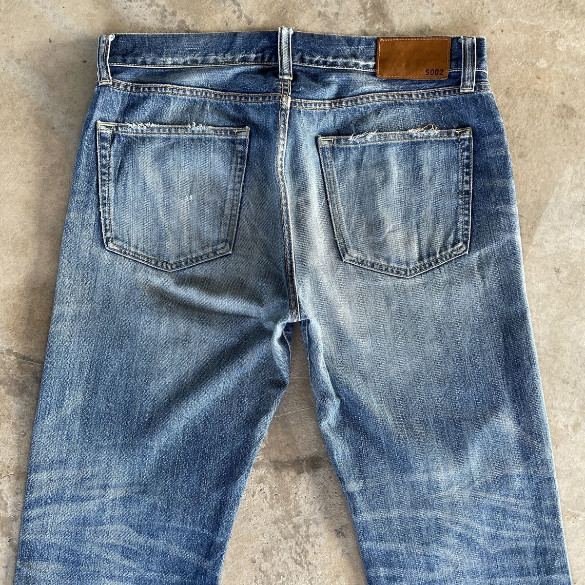 Japanese Brand × Vintage Vintage Japanese Brand Faded Distressed Denim Jeans Pants Size US 34 / EU 50 - 8 Thumbnail