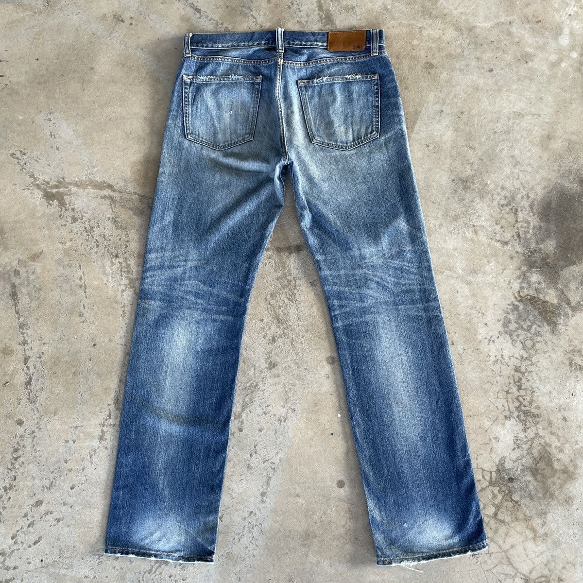 Japanese Brand × Vintage Vintage Japanese Brand Faded Distressed Denim Jeans Pants Size US 34 / EU 50 - 10 Thumbnail