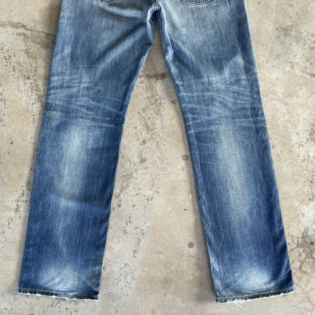 Japanese Brand × Vintage Vintage Japanese Brand Faded Distressed Denim Jeans Pants Size US 34 / EU 50 - 9 Thumbnail