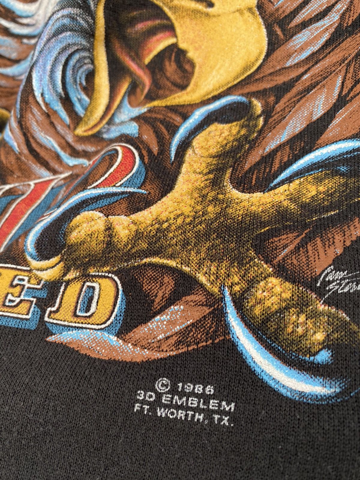 Harley Davidson × Vintage Super Rare Vintage Harley Davidson 3D Emblem sweatshirt Size US L / EU 52-54 / 3 - 3 Thumbnail