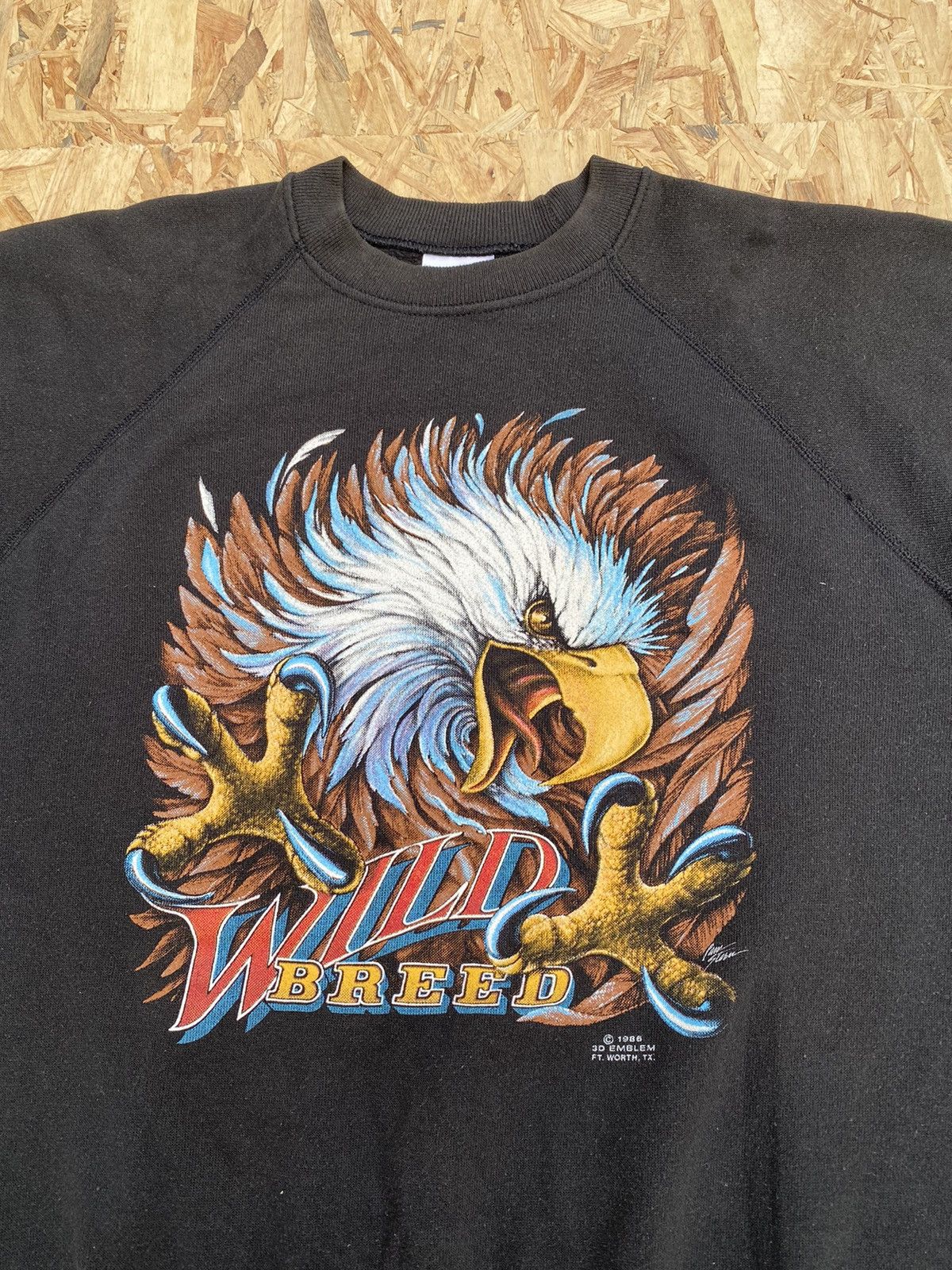 Harley Davidson × Vintage Super Rare Vintage Harley Davidson 3D Emblem sweatshirt Size US L / EU 52-54 / 3 - 4 Thumbnail