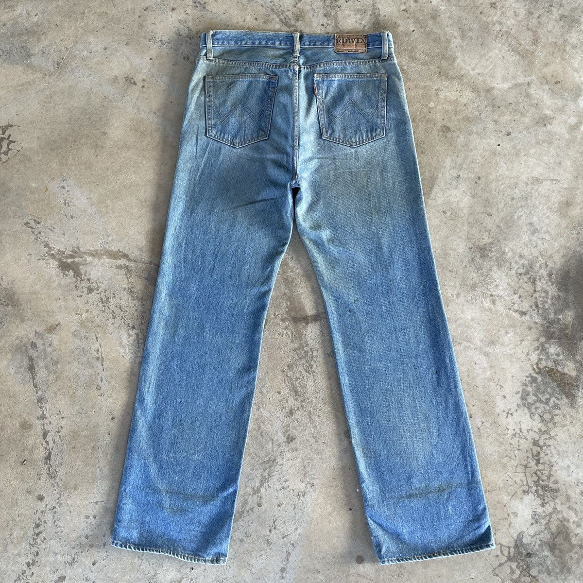Japanese Brand Vintage Edwin Orange Tag Faded Denim Jeans Pants W34x325 Size US 34 / EU 50 - 13 Thumbnail