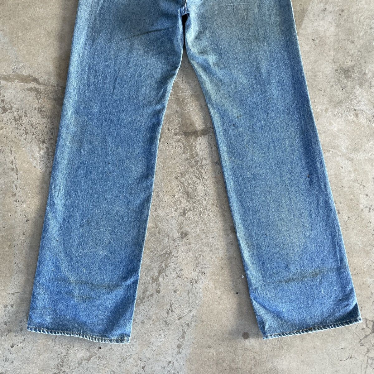 Japanese Brand Vintage Edwin Orange Tag Faded Denim Jeans Pants W34x325 Size US 34 / EU 50 - 11 Thumbnail