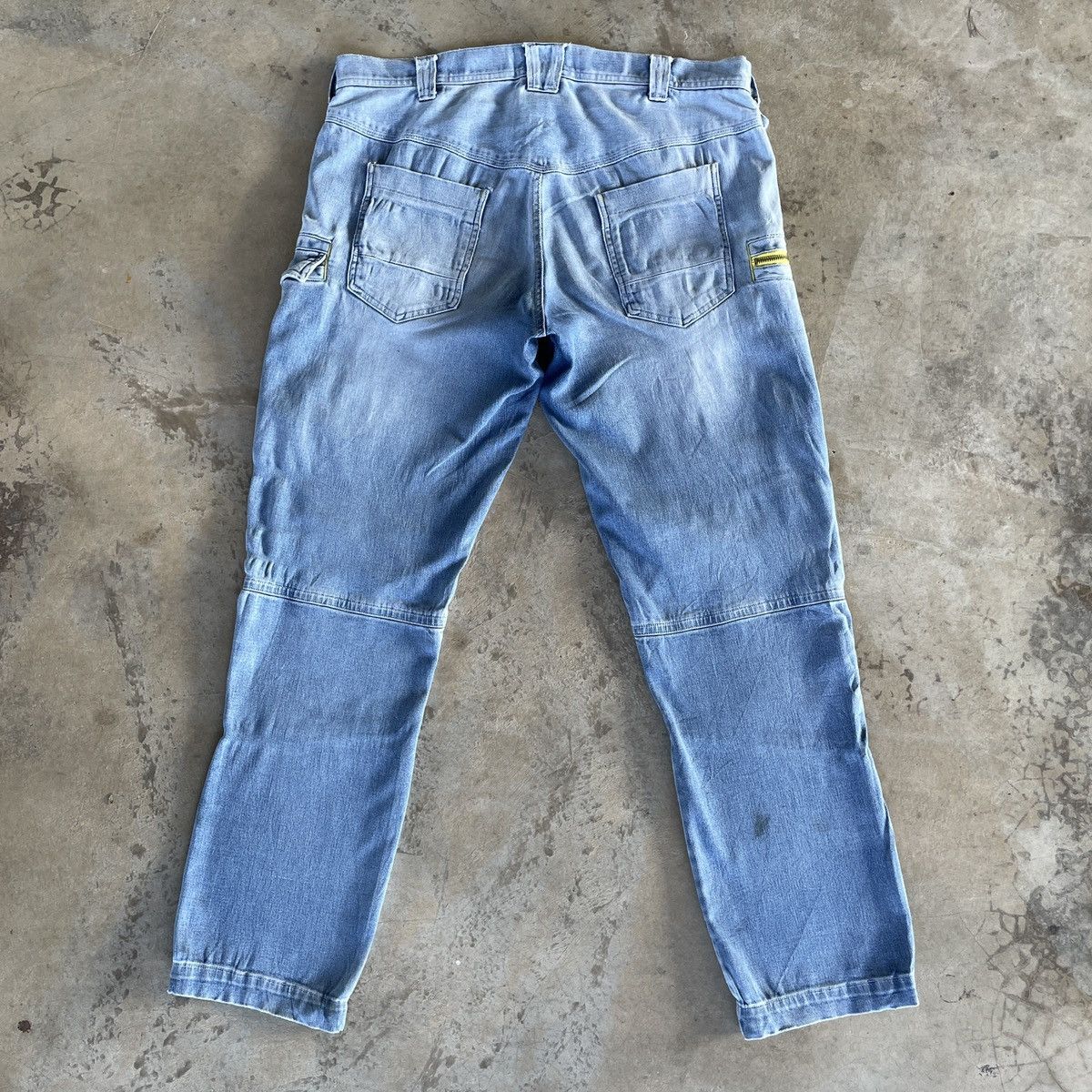 Japanese Brand W38💥 Vintage Japanese Toraichi Faded Denim Cargo Tactical Size US 38 / EU 54 - 12 Thumbnail
