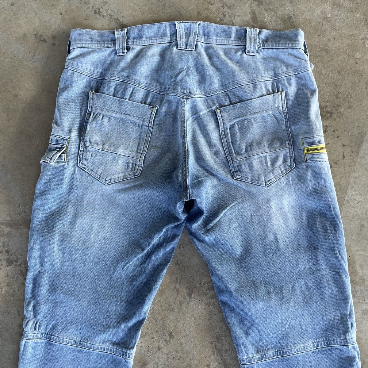 Japanese Brand W38💥 Vintage Japanese Toraichi Faded Denim Cargo Tactical Size US 38 / EU 54 - 11 Thumbnail