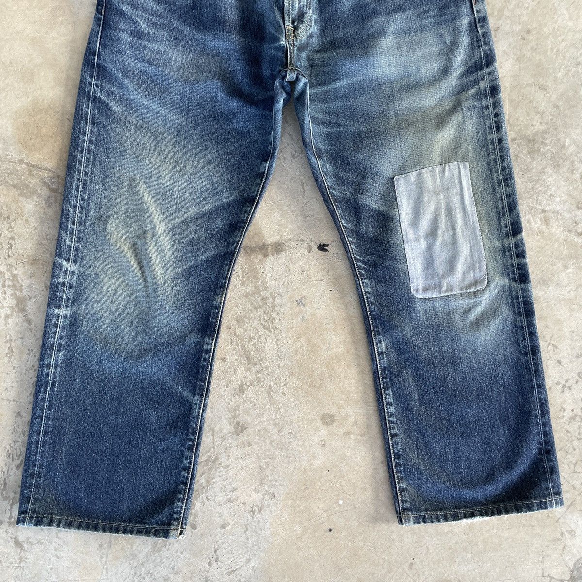 Japanese Brand Vintage Japanese brand Faded Denim Jeans Pants W36x26 Size US 36 / EU 52 - 4 Thumbnail