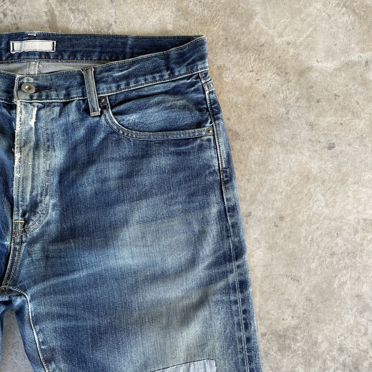Japanese Brand Vintage Japanese brand Faded Denim Jeans Pants W36x26 Size US 36 / EU 52 - 6 Thumbnail