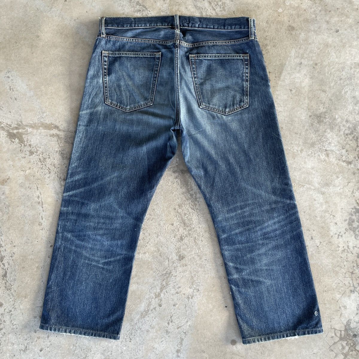 Japanese Brand Vintage Japanese brand Faded Denim Jeans Pants W36x26 Size US 36 / EU 52 - 11 Thumbnail