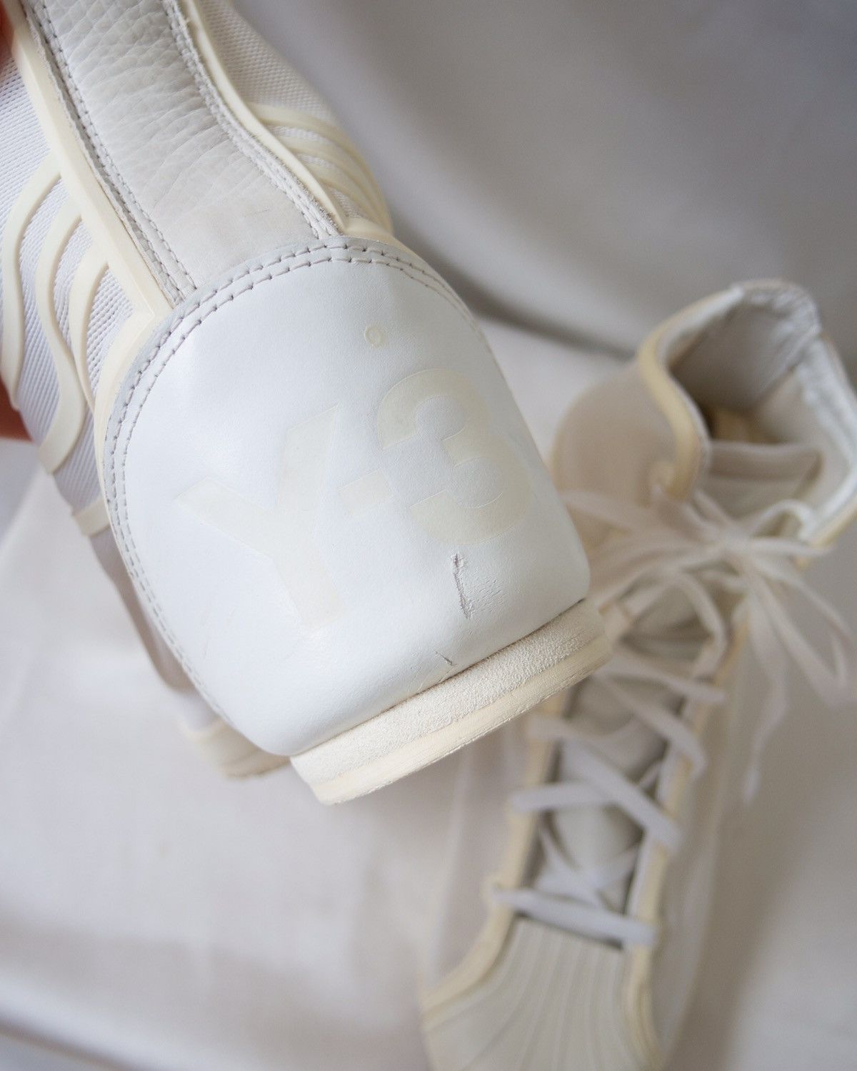Y-3 Adidas Y-3 Yohji Yamamoto Hidden Heel Sneakers Size US 5.5 / IT 35.5 - 11 Thumbnail