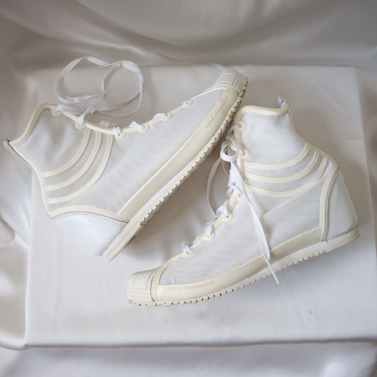Y-3 Adidas Y-3 Yohji Yamamoto Hidden Heel Sneakers Size US 5.5 / IT 35.5 - 1 Thumbnail