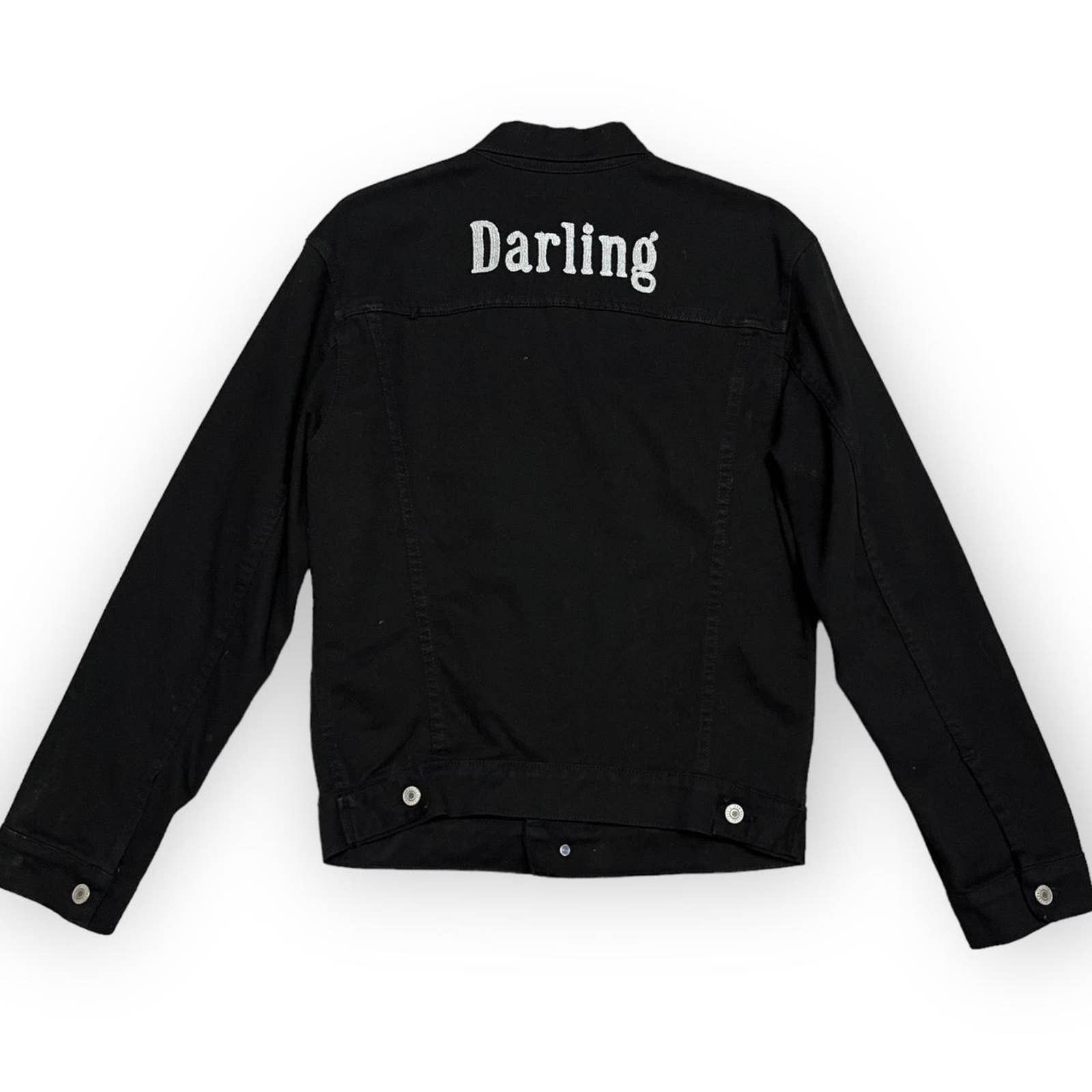 Brandy Melville Brandy Melville x John Galt Collab DARLING Denim Jean Jacket Size M / US 6-8 / IT 42-44 - 1 Thumbnail