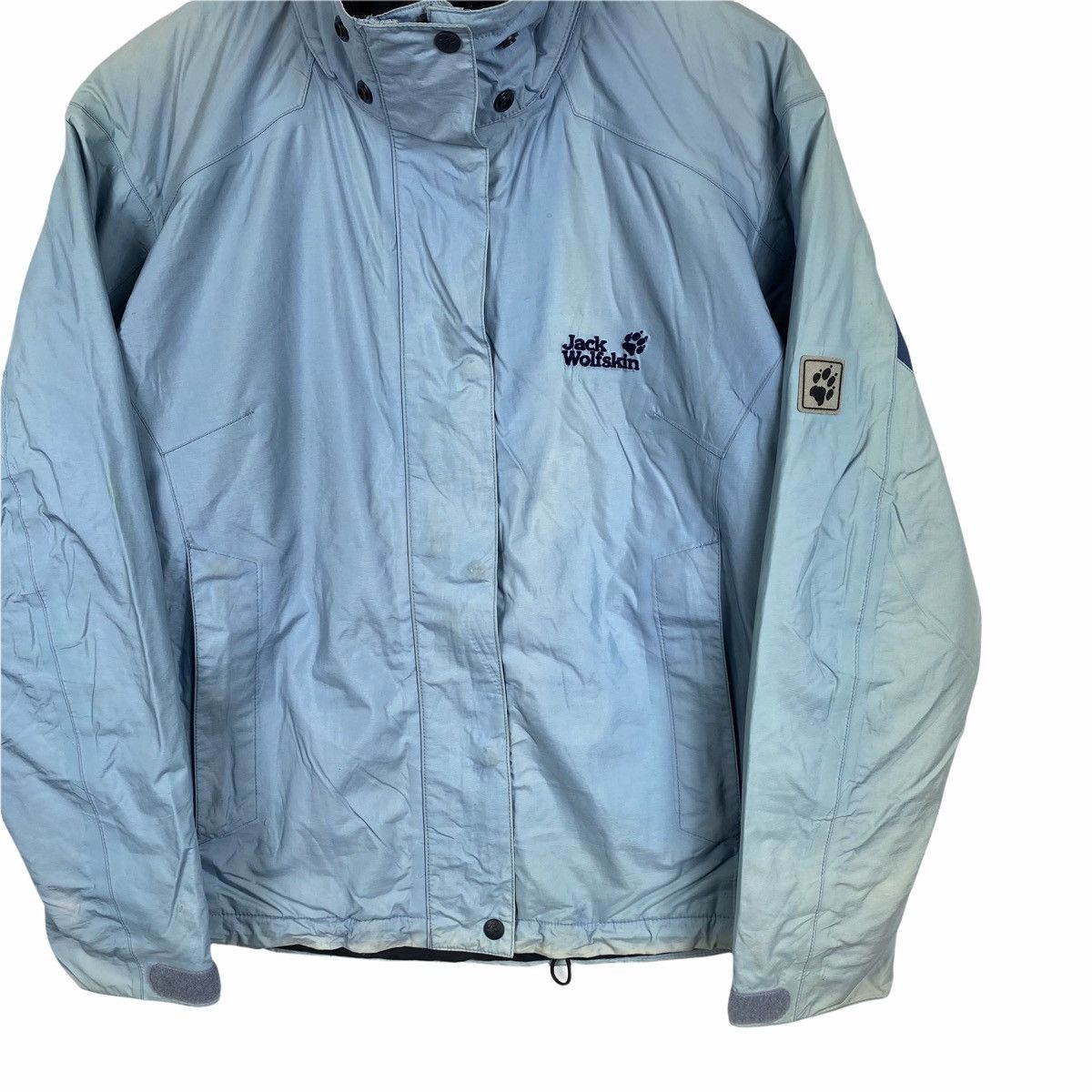 Jack Wolfskin × Vintage VINTAGE JACK WOLFSKINS OUTDOOR FADED DESIGN ZIPPER JACKET Size US S / EU 44-46 / 1 - 8 Thumbnail