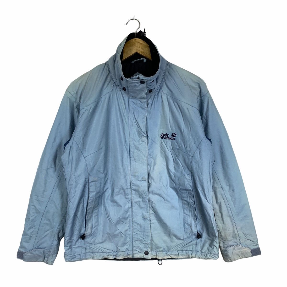Jack Wolfskin × Vintage VINTAGE JACK WOLFSKINS OUTDOOR FADED DESIGN ZIPPER JACKET Size US S / EU 44-46 / 1 - 2 Thumbnail