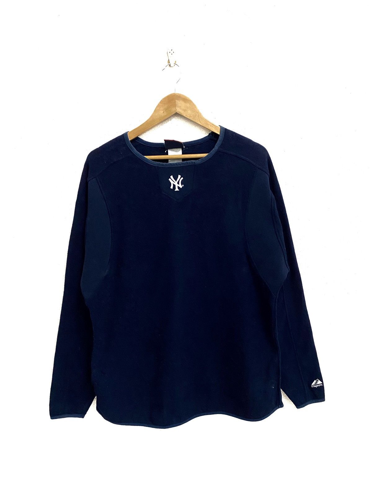MLB × New York Yankees NEW YORK YANKEES BASEBALL TEAM MLB FLEECE JUMPER PULLOVER Size US L / EU 52-54 / 3 - 1 Thumbnail